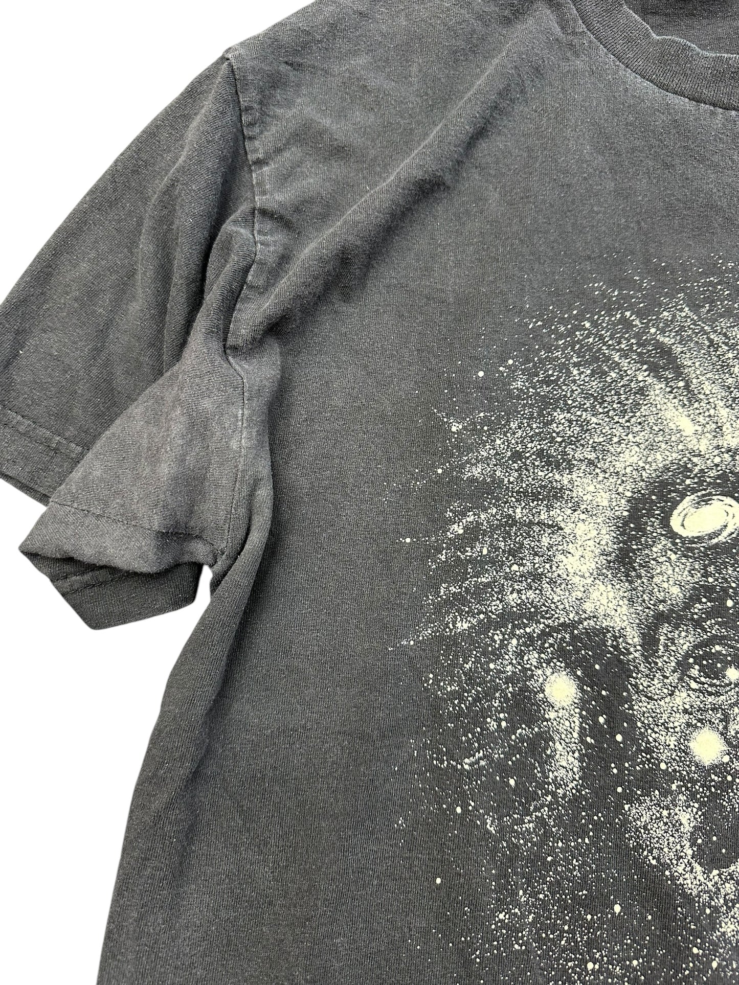 Vintage 1993 Albert Einstein Cosmos DISTRESSED Graphic Print Tee Size L