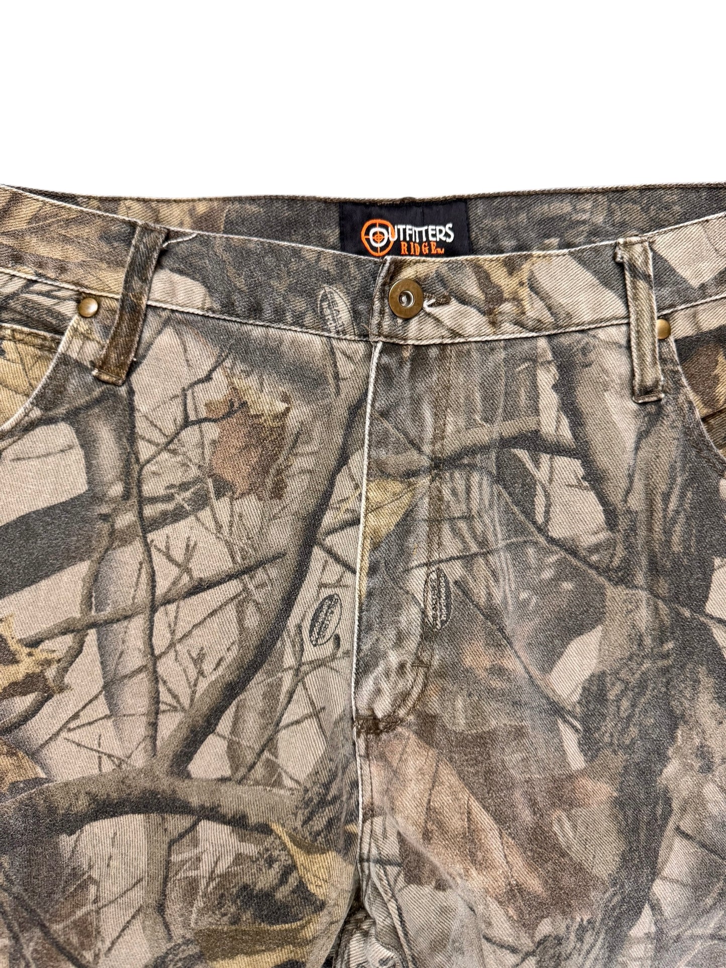 CAMO DENIM PANTS - REAL TREE