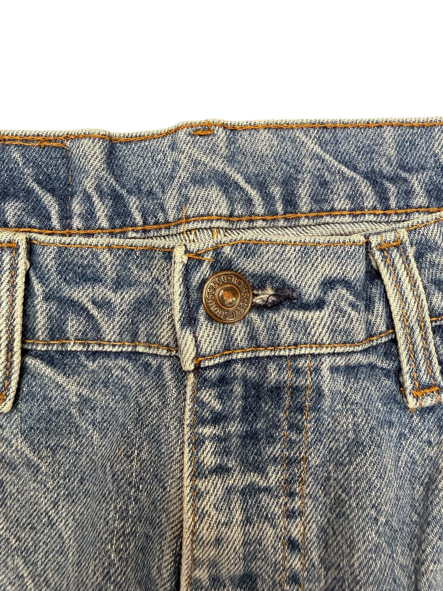 Orange Tab Label Levi Size 36x30