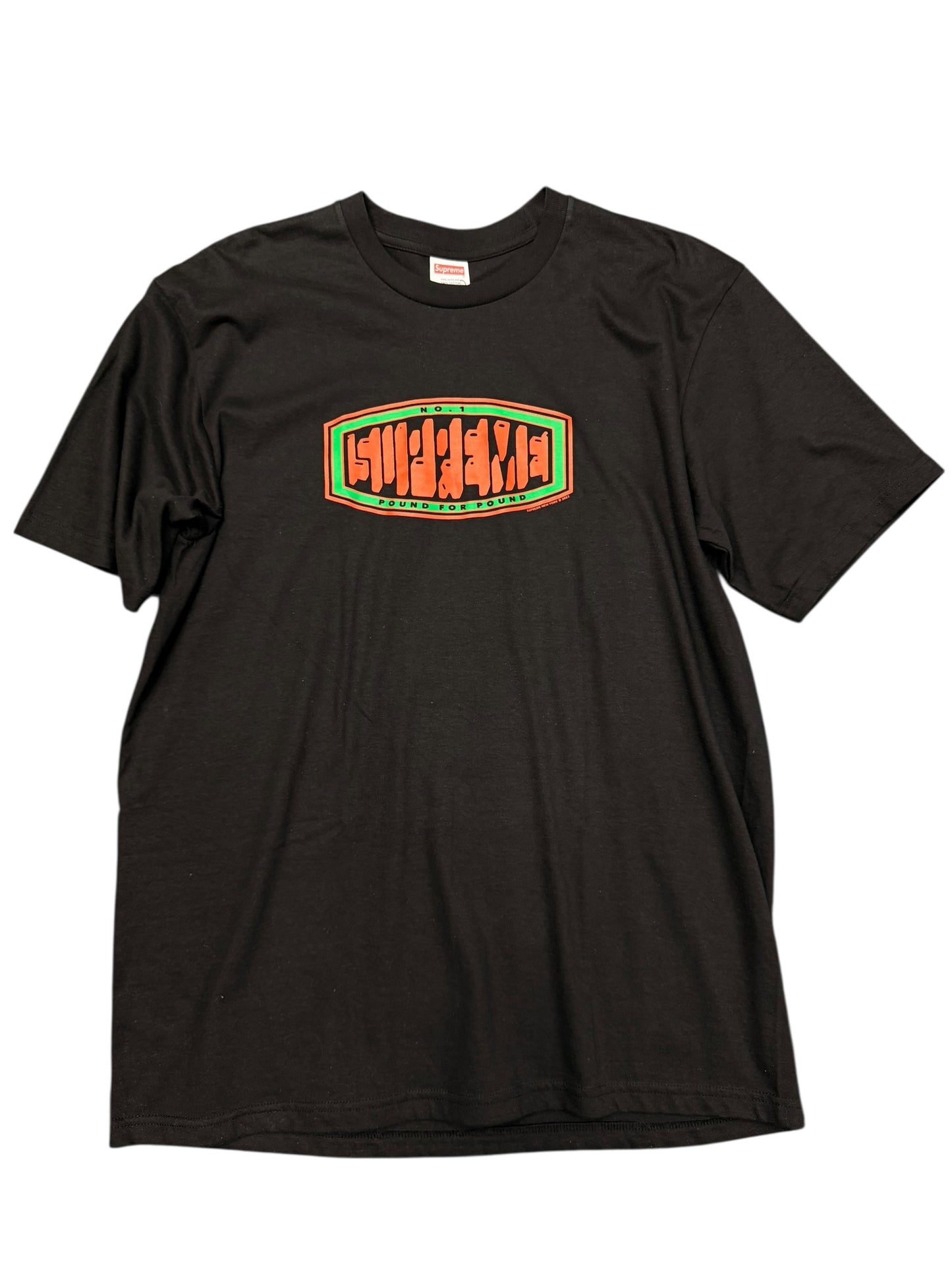 Supreme Pound Black Tee size Lrg