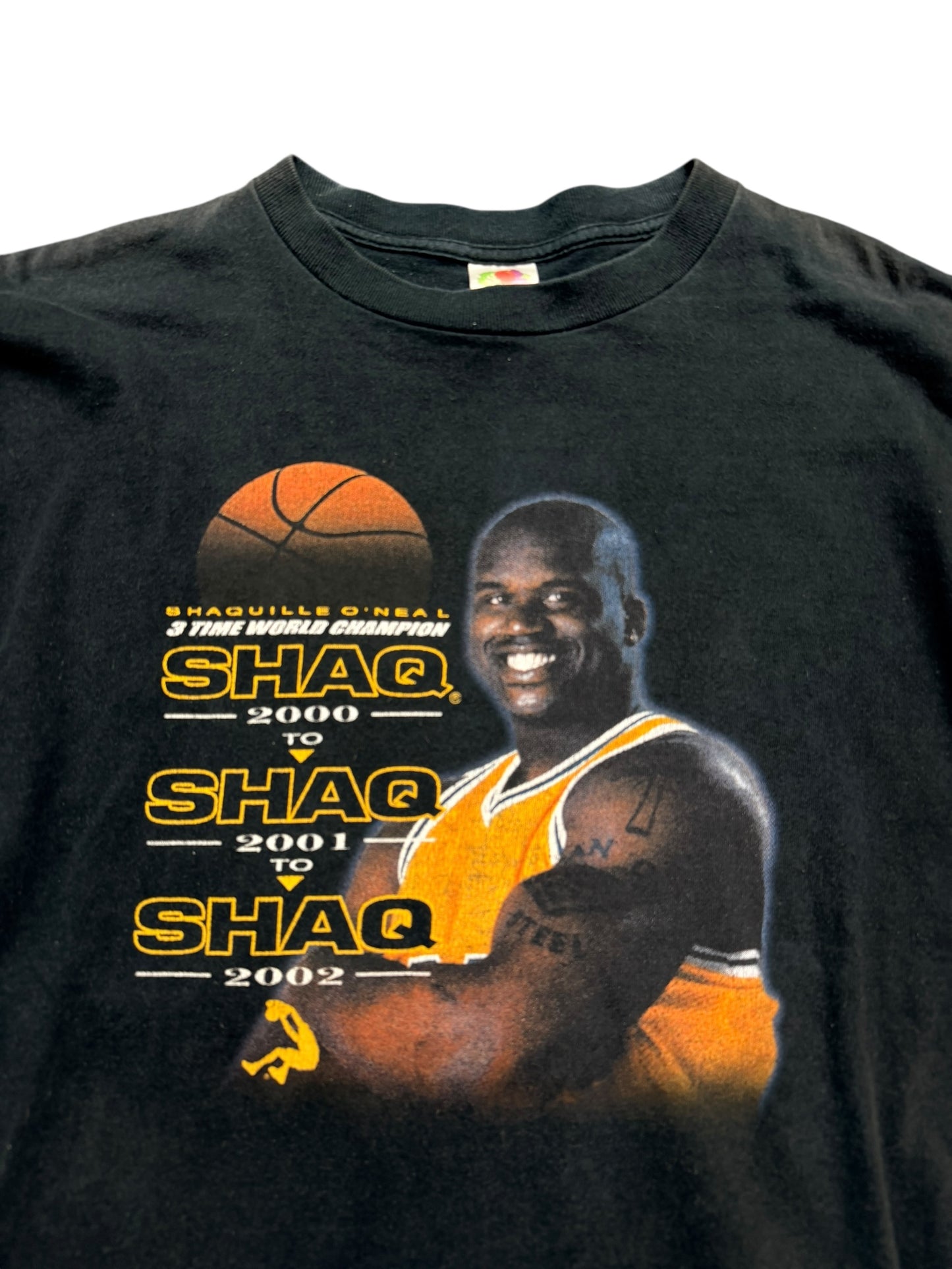 Y2K Lakers Shaq 3Peat Tee Size XL