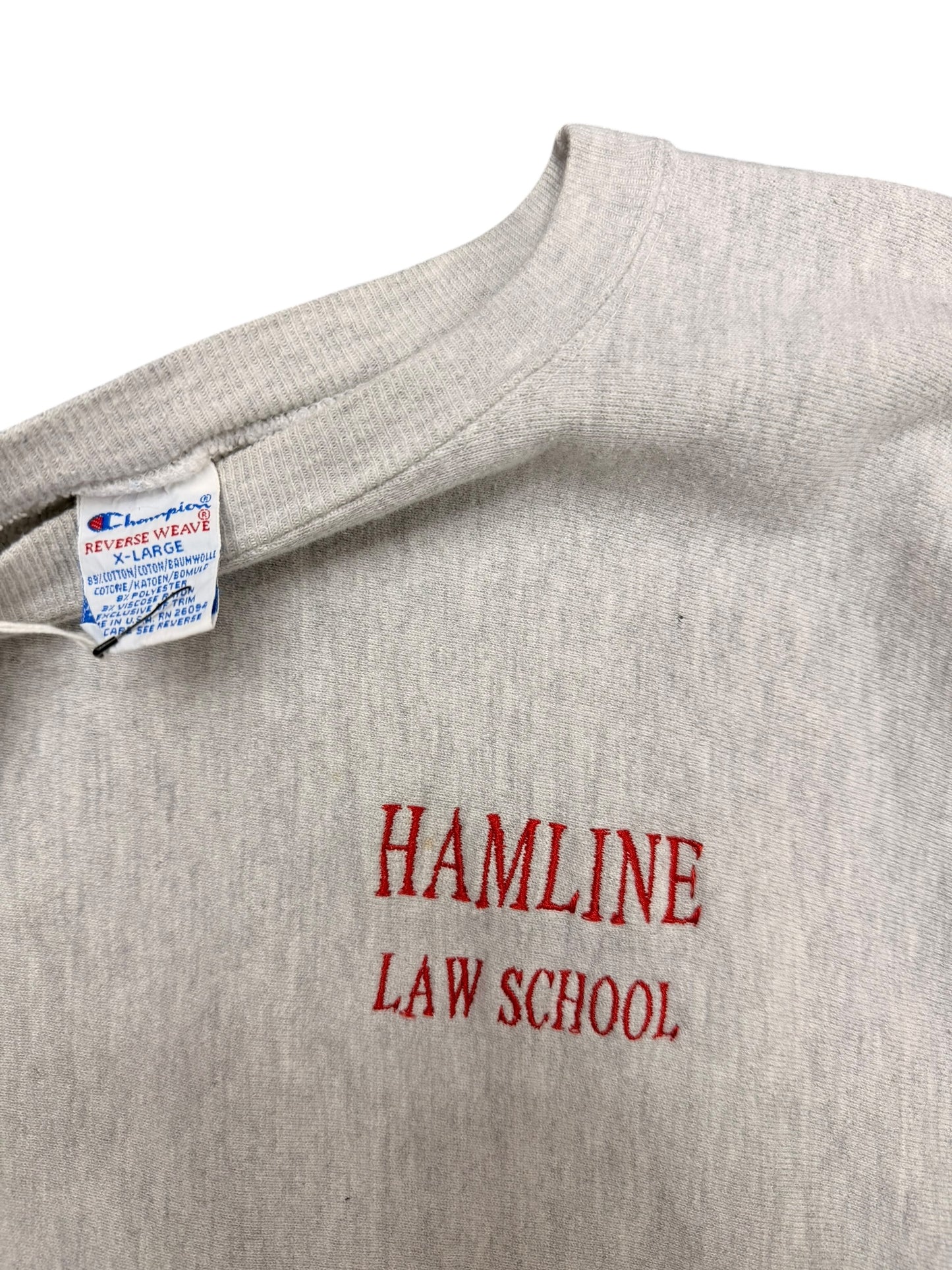 Vintage Hamline Law School Reverse Weave Size XL