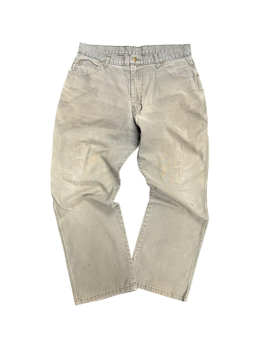 Dickies Forrest Green Light Canvas Pants Size 34 x 30