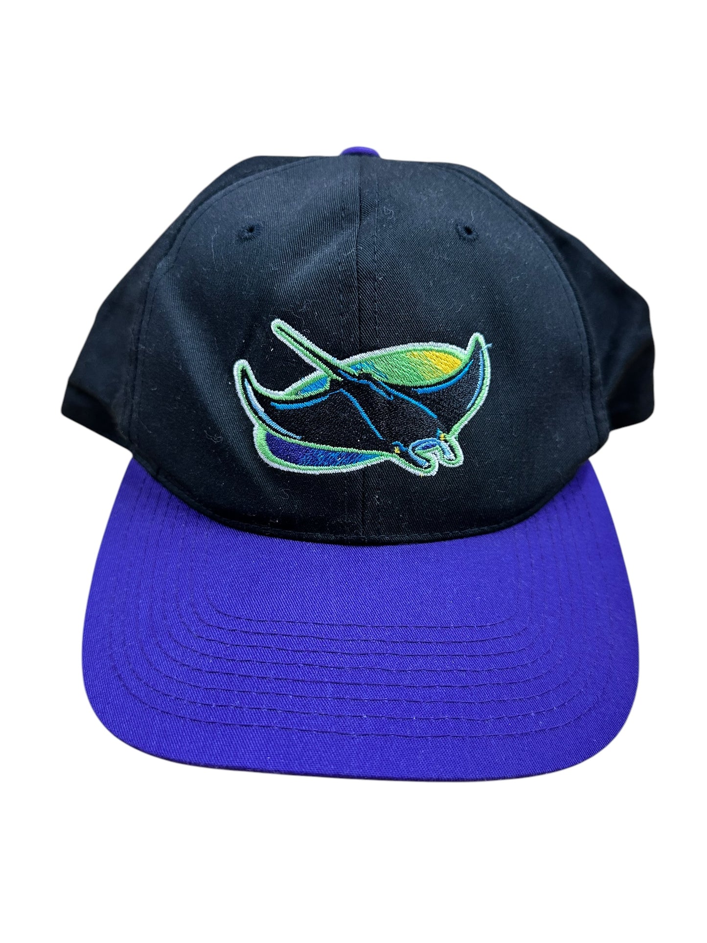 Vintage Tampa Bay Devil Rays Brand New Purple Bill Hat SnapBack