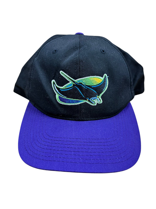 Vintage Tampa Bay Devil Rays Brand New Purple Bill Hat SnapBack