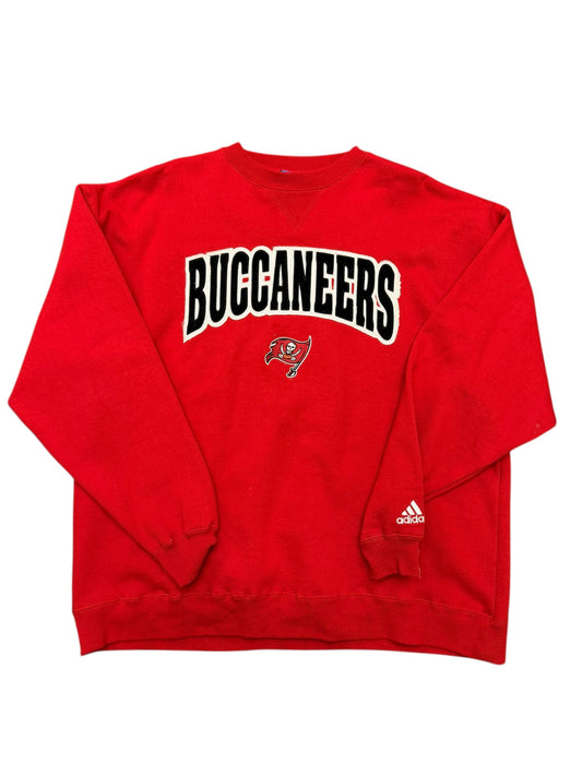 Tampa Bay Buccaneers Adidas Embroidered Crewneck Size XL