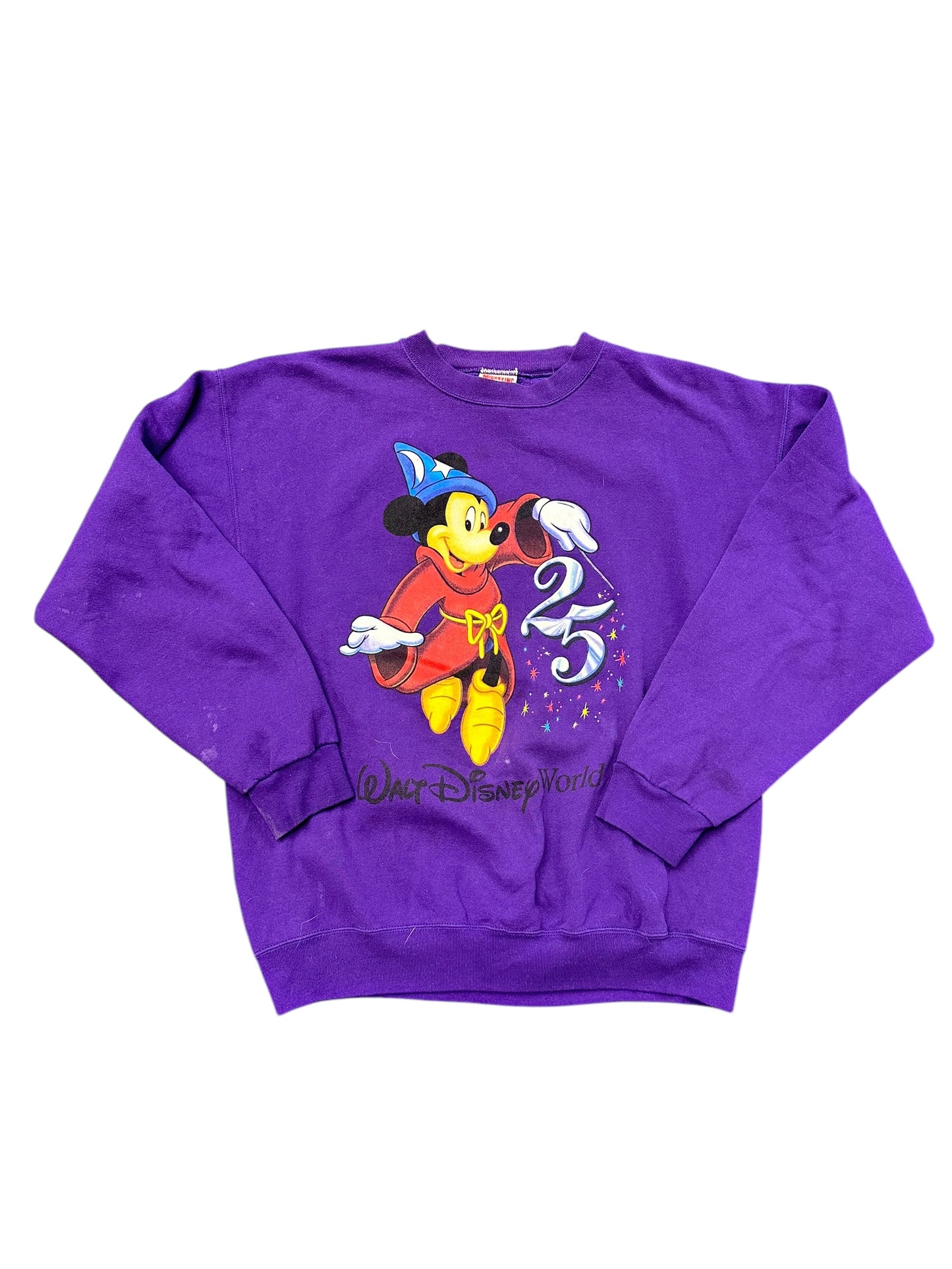 Vintage Walt Disney 25 Years of Magic Purple Crewneck Size XL