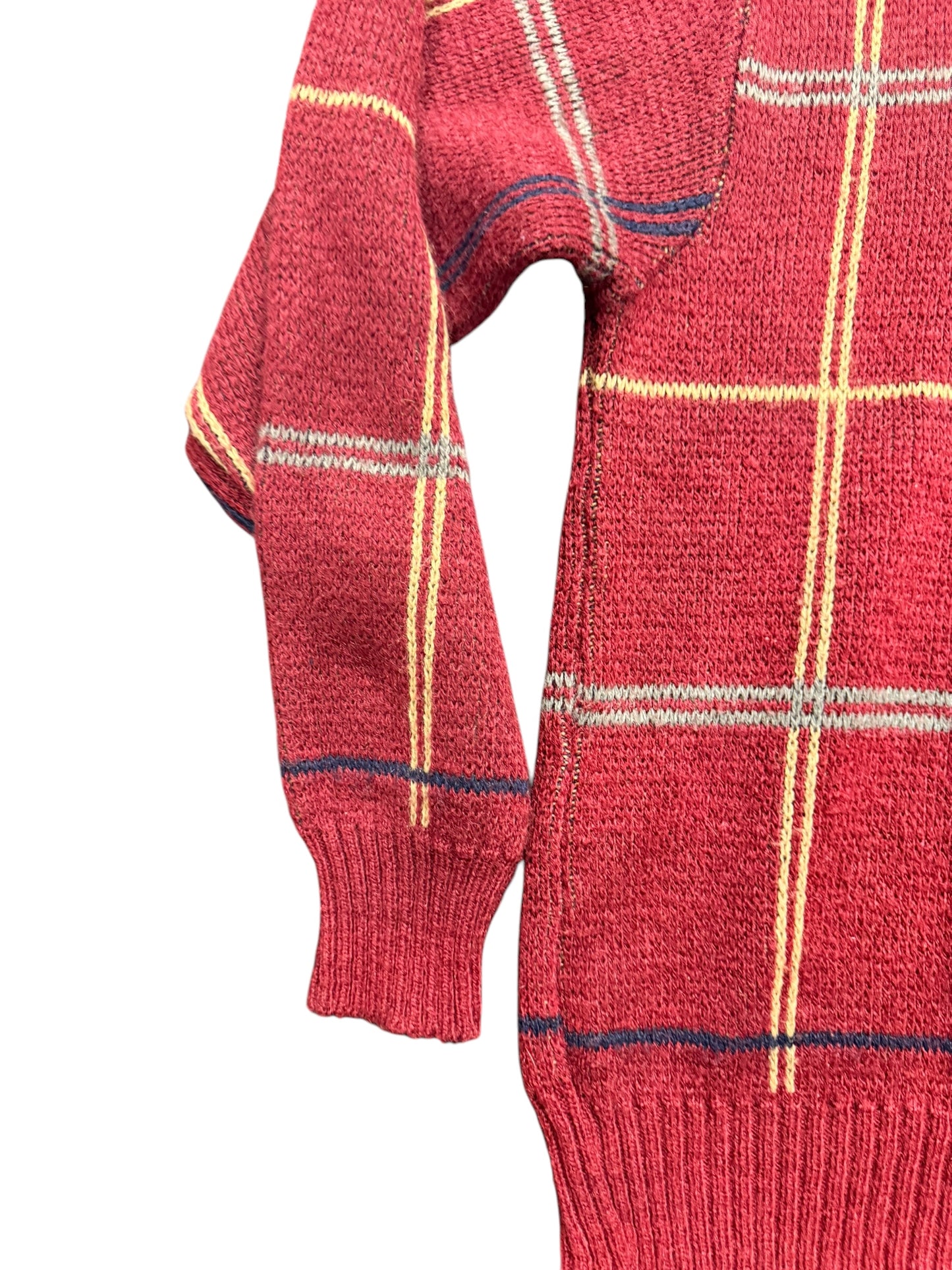 Vintage Sz M Burgundy Sweater