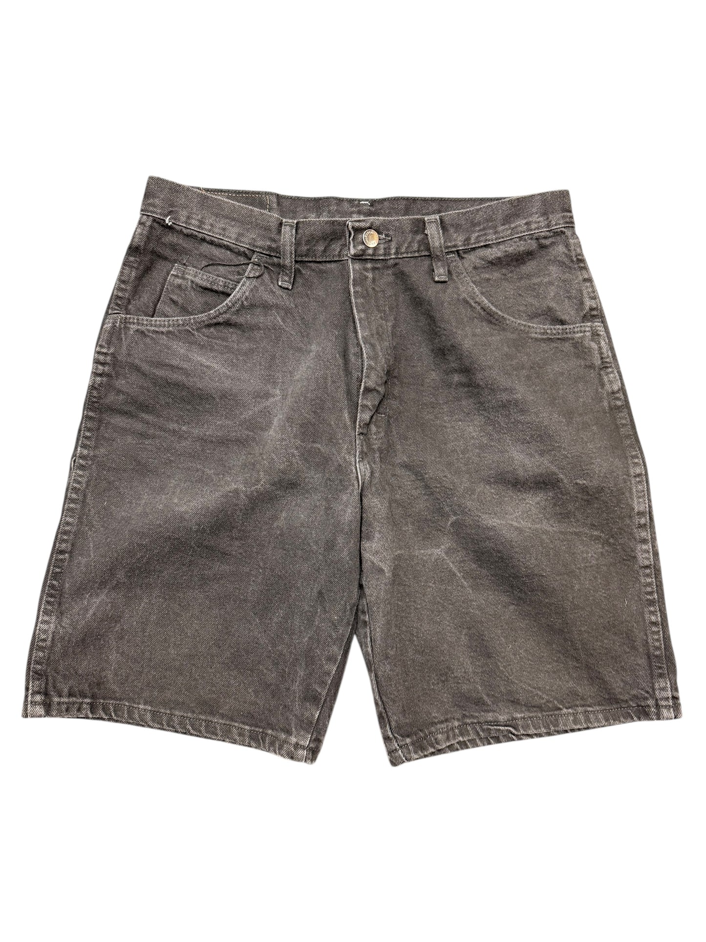 Wrangler Premium Quality Black Denim Shorts size 32