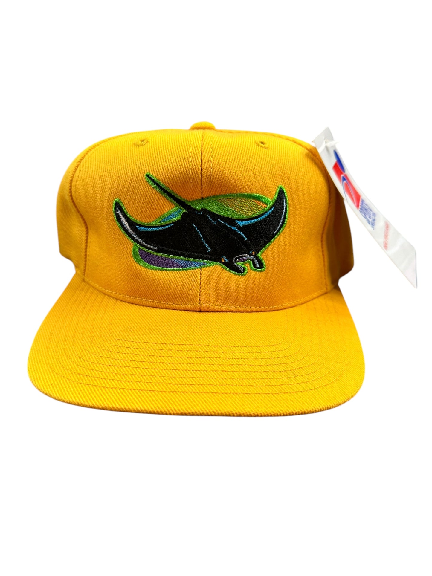 Vintage Tampa Bay Rays Rare Yellow Lime Brand New Hat Snapback