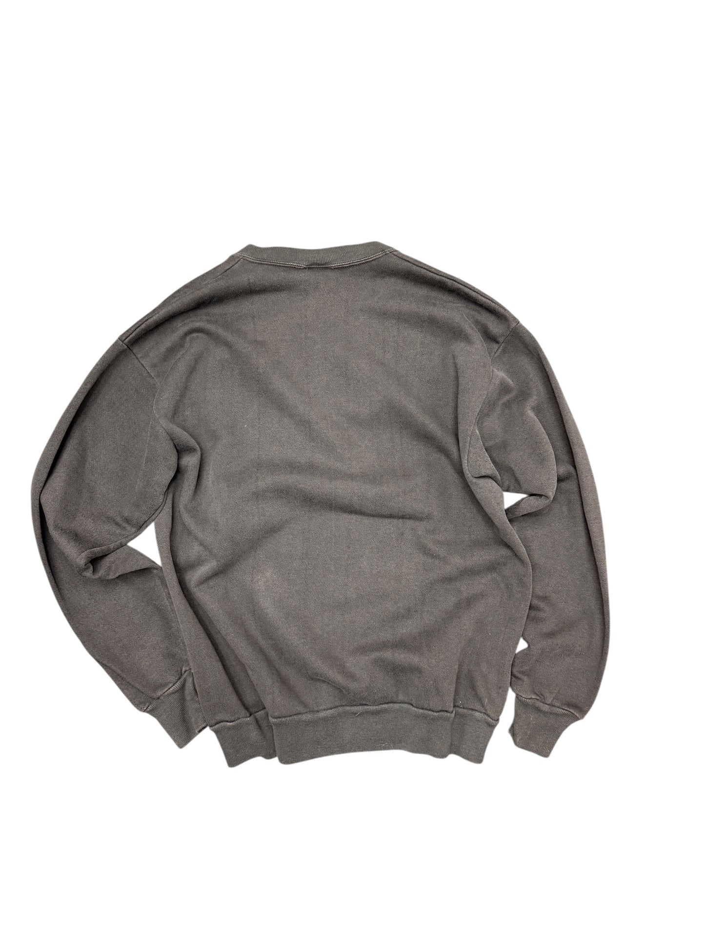 Vintage Snow Man Christmas Black Crewneck Size Large