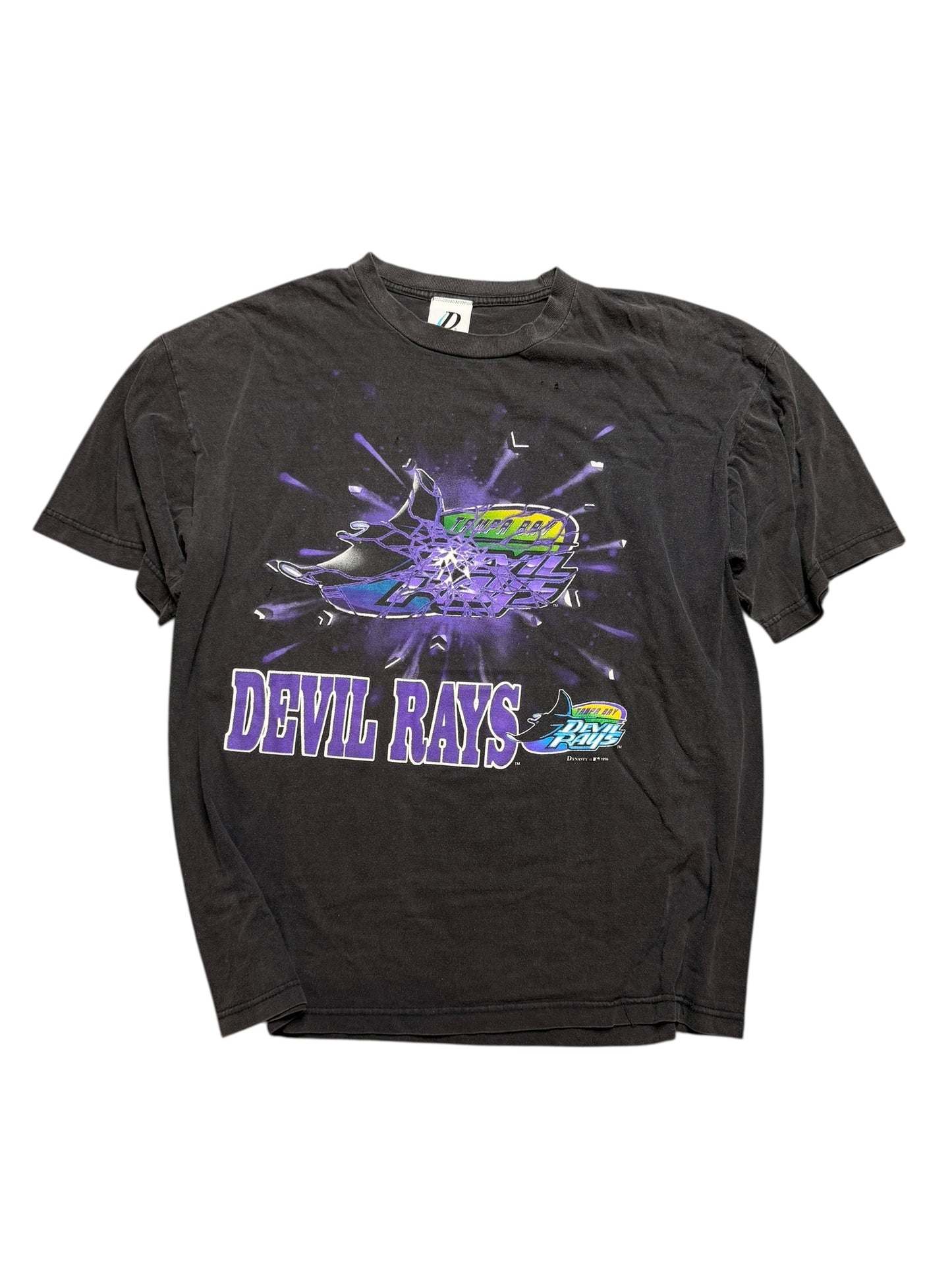 Vintage Tampa Bay Rays “Shattered Glass” Tee Size XL