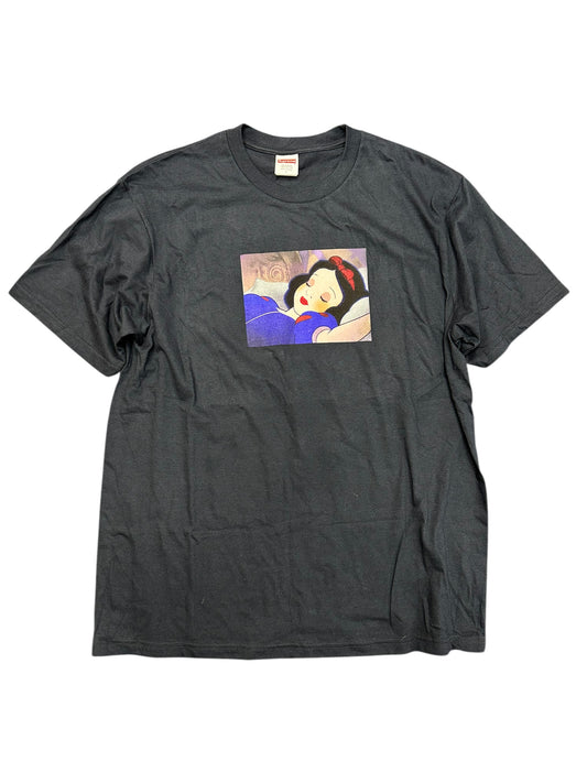 Supreme Snow White Navy Tee Size L