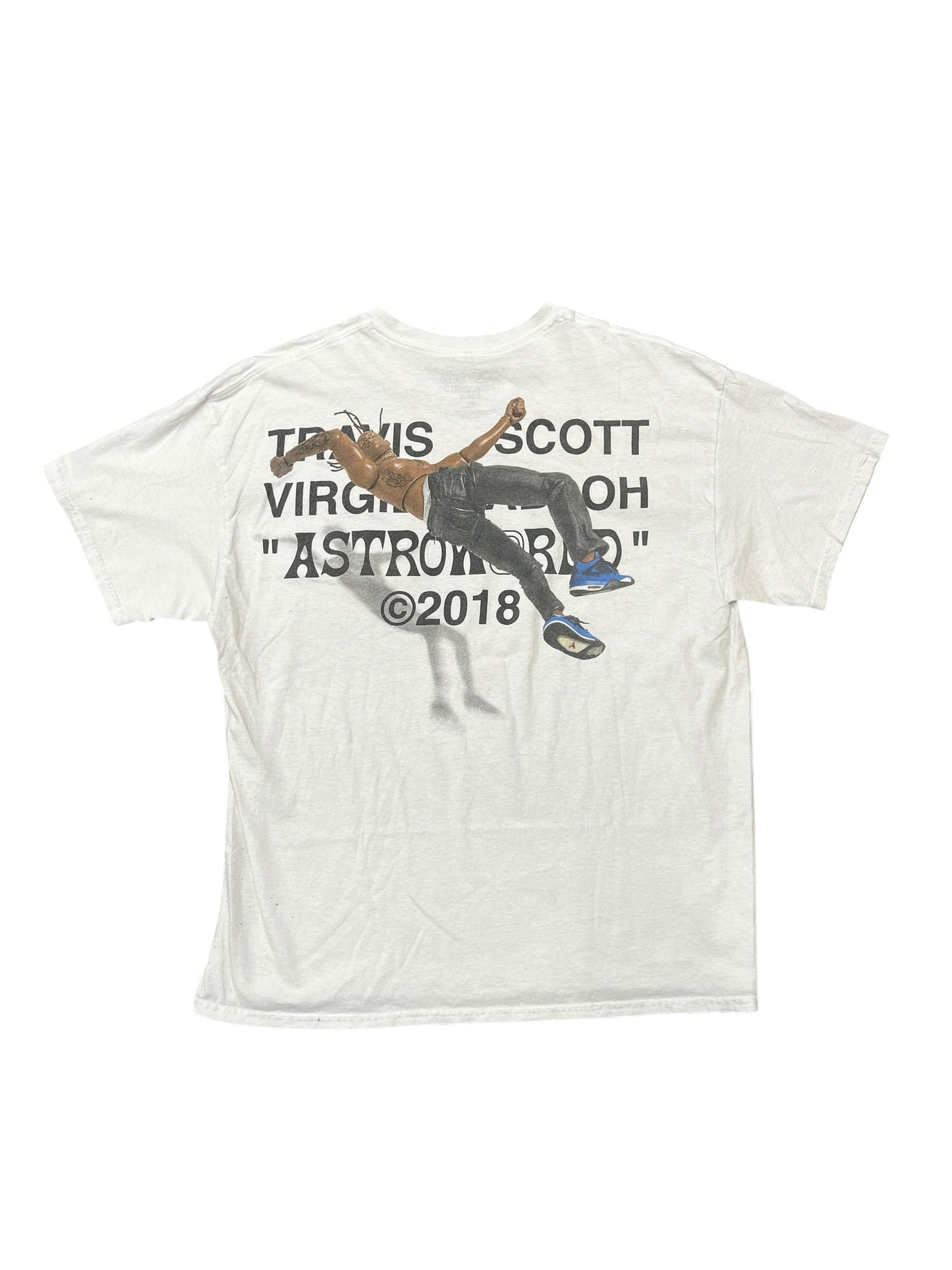 2018 Travis Scott x Virgil Abloh Astroworld Pocket Tee Shirt XL