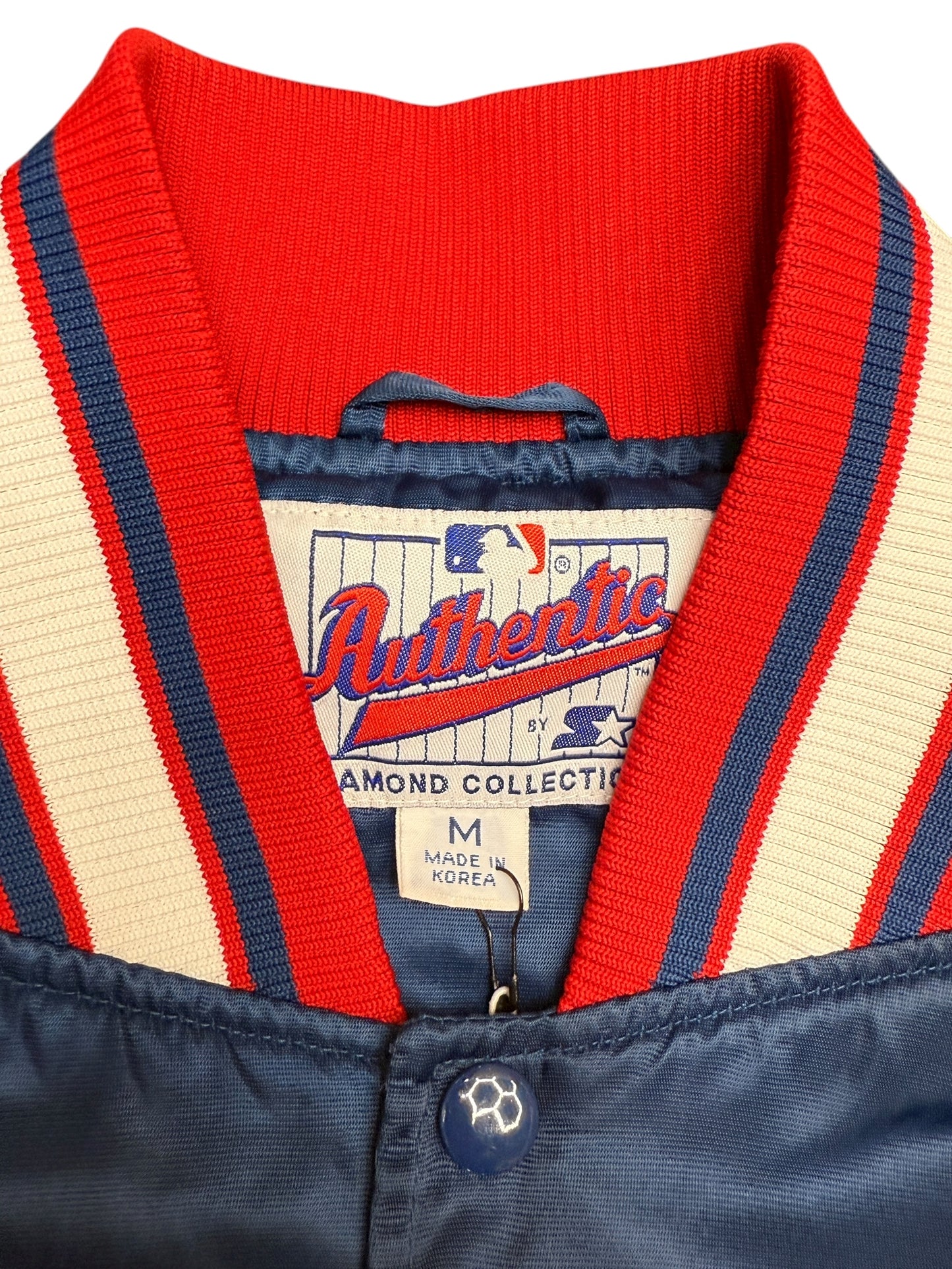 Vintage Atlanta Braves Starter Diamond Collection Satin Jacket size Medium