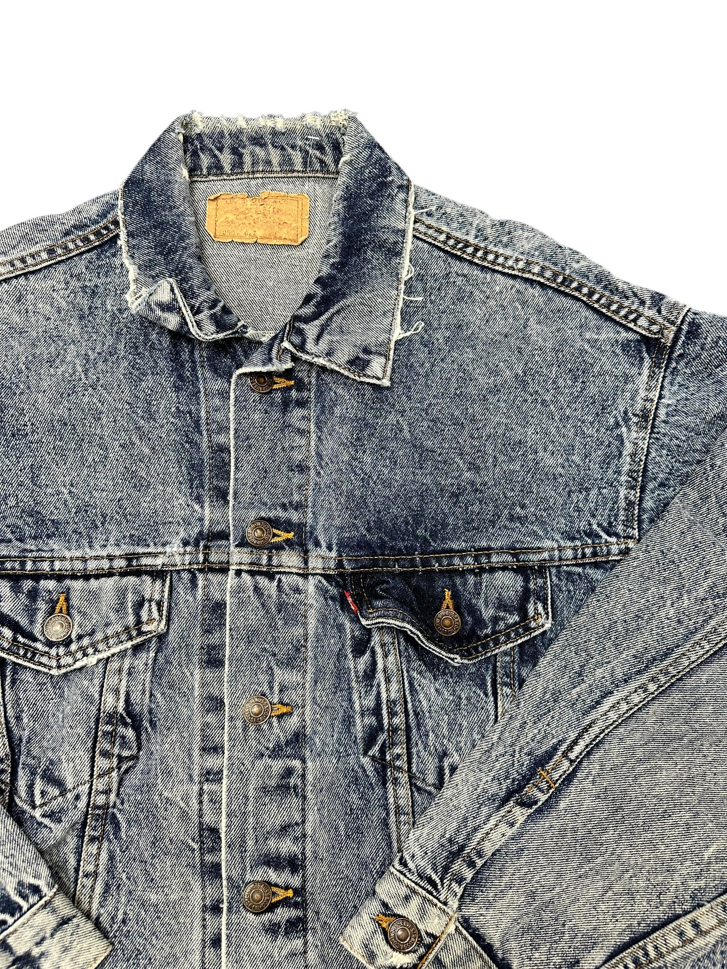 Vintage Levi Strauss Acid Wash Denim Jacket Size M