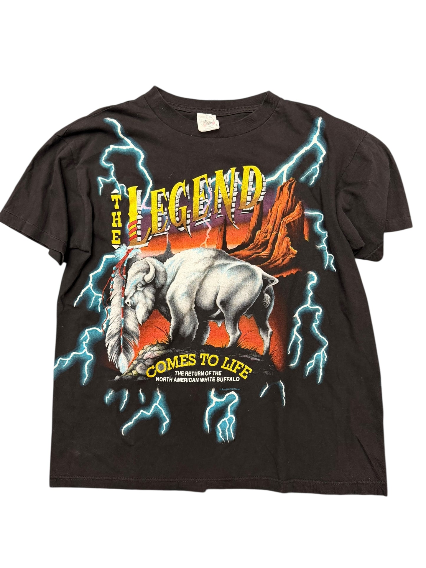 Vintage American Thunder “Legends Come To Life” Tee Size Large