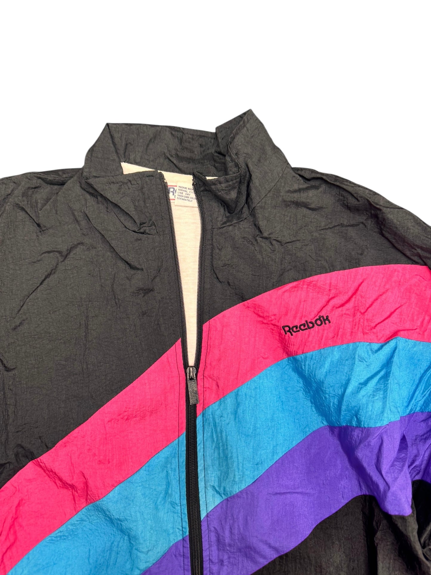 Vintage Reebok Zip-Up Windbreaker Sz L