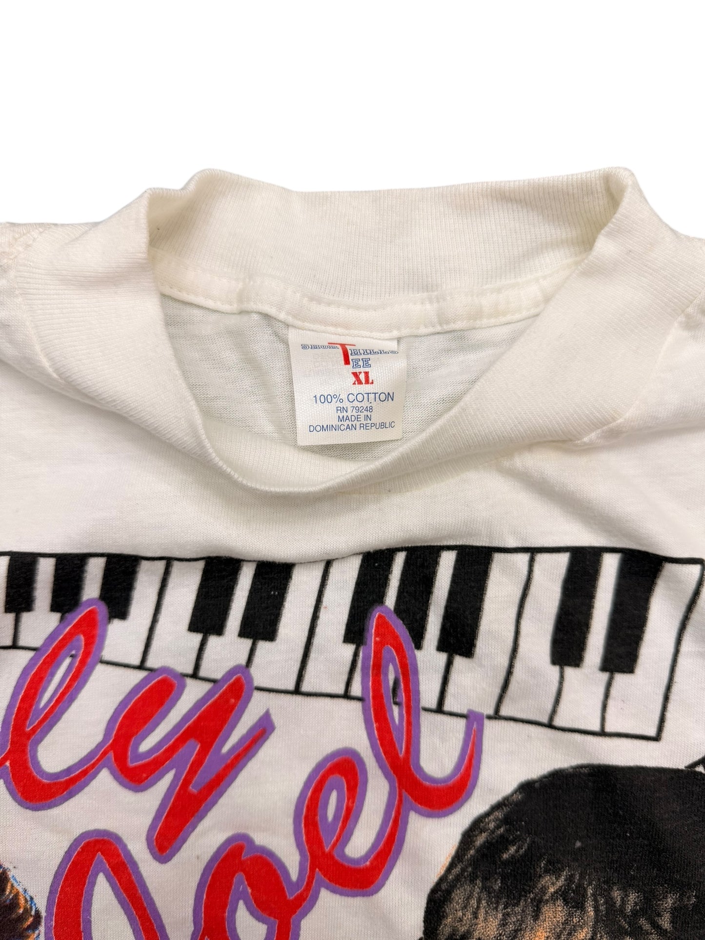 Vintage Billy Joel x Elton Face To Face 90s Band Tee Size XL