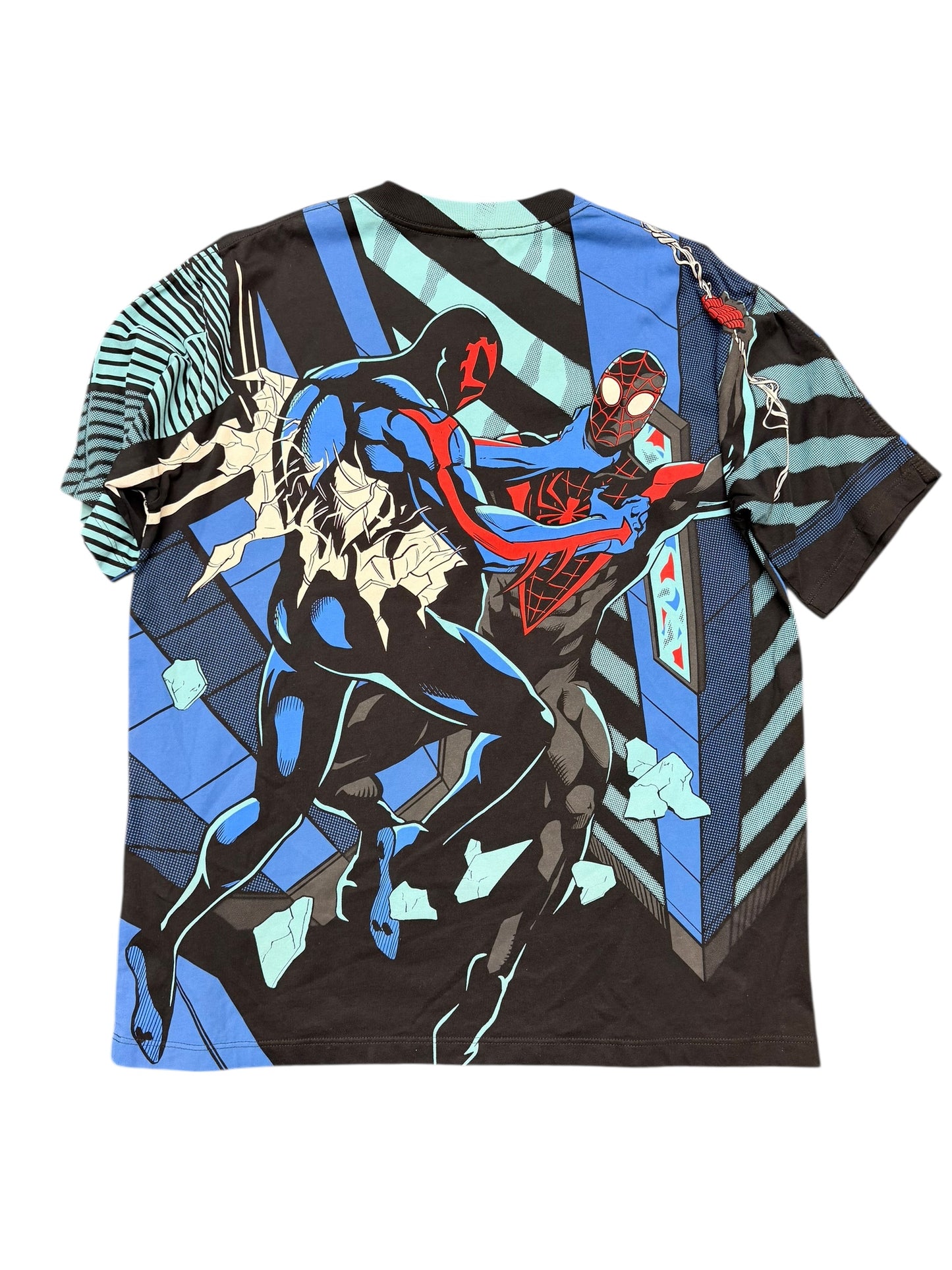 Retro Spider-Man Mega Print Chronicles Images Tee Size XL