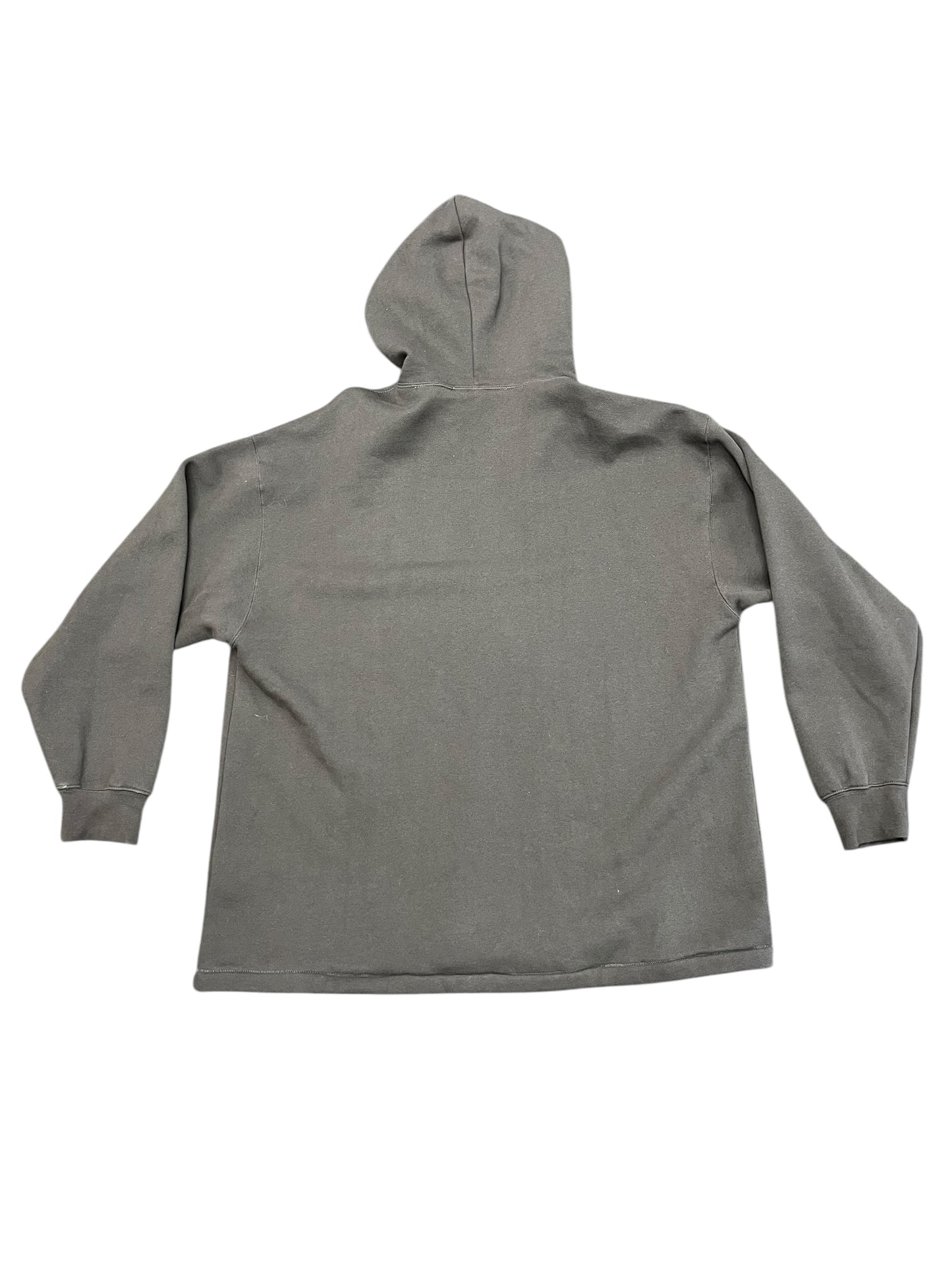 Essentials FEAR OF GOD Charcoal Grey Pullover Center Print Hoodie Size M