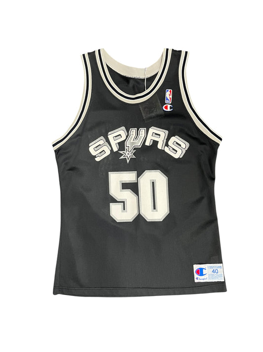 Vintage 90s NBA San Antonio Spurs David Robinson Champion #50 Jersey Size M