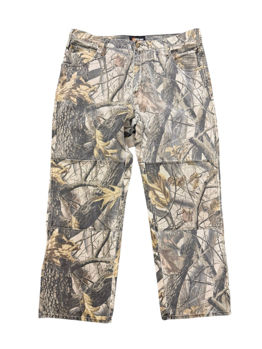 CAMO DENIM PANTS - REAL TREE