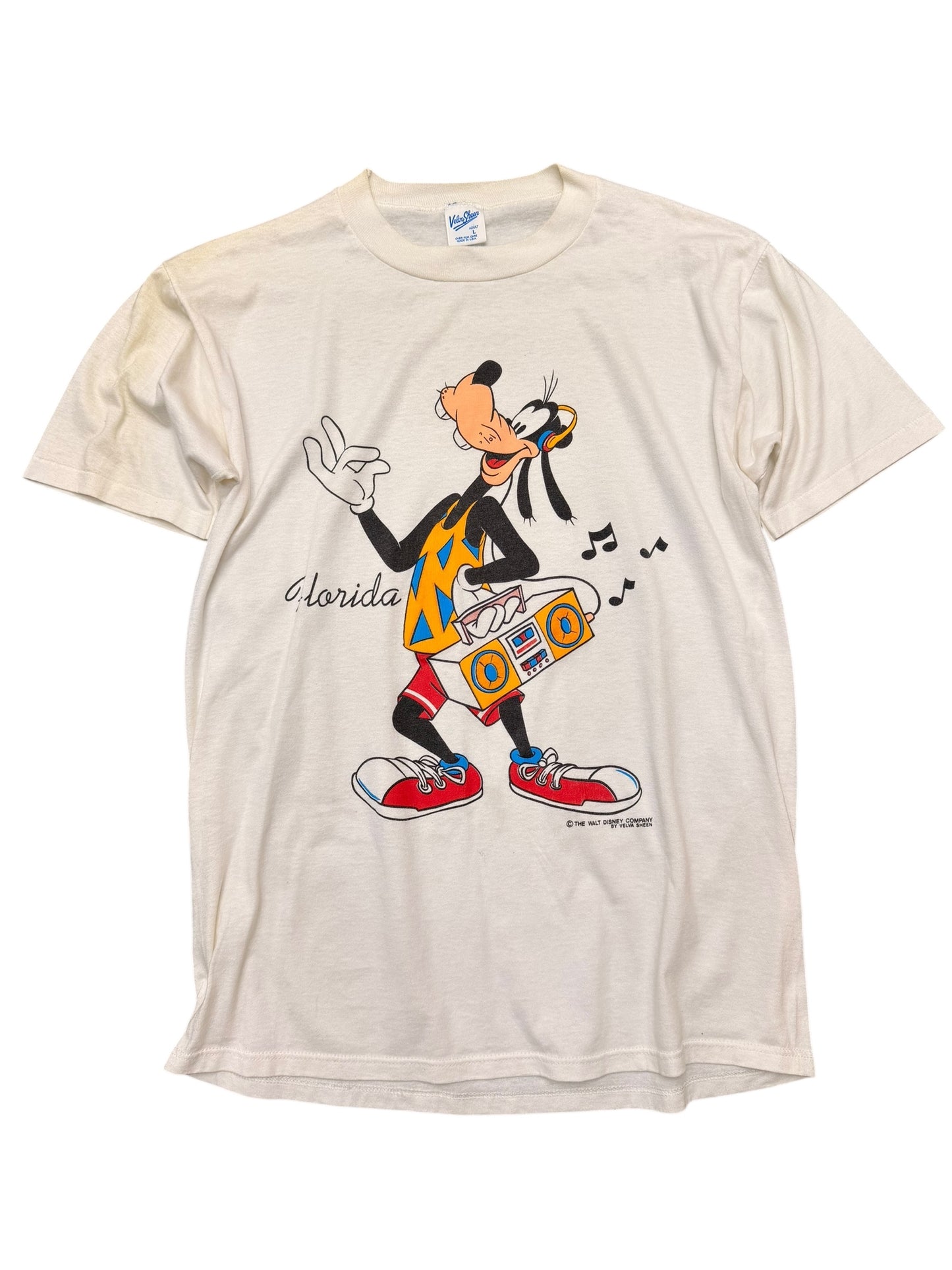 Vintage Gooft Disney Distressed Tee Size Large