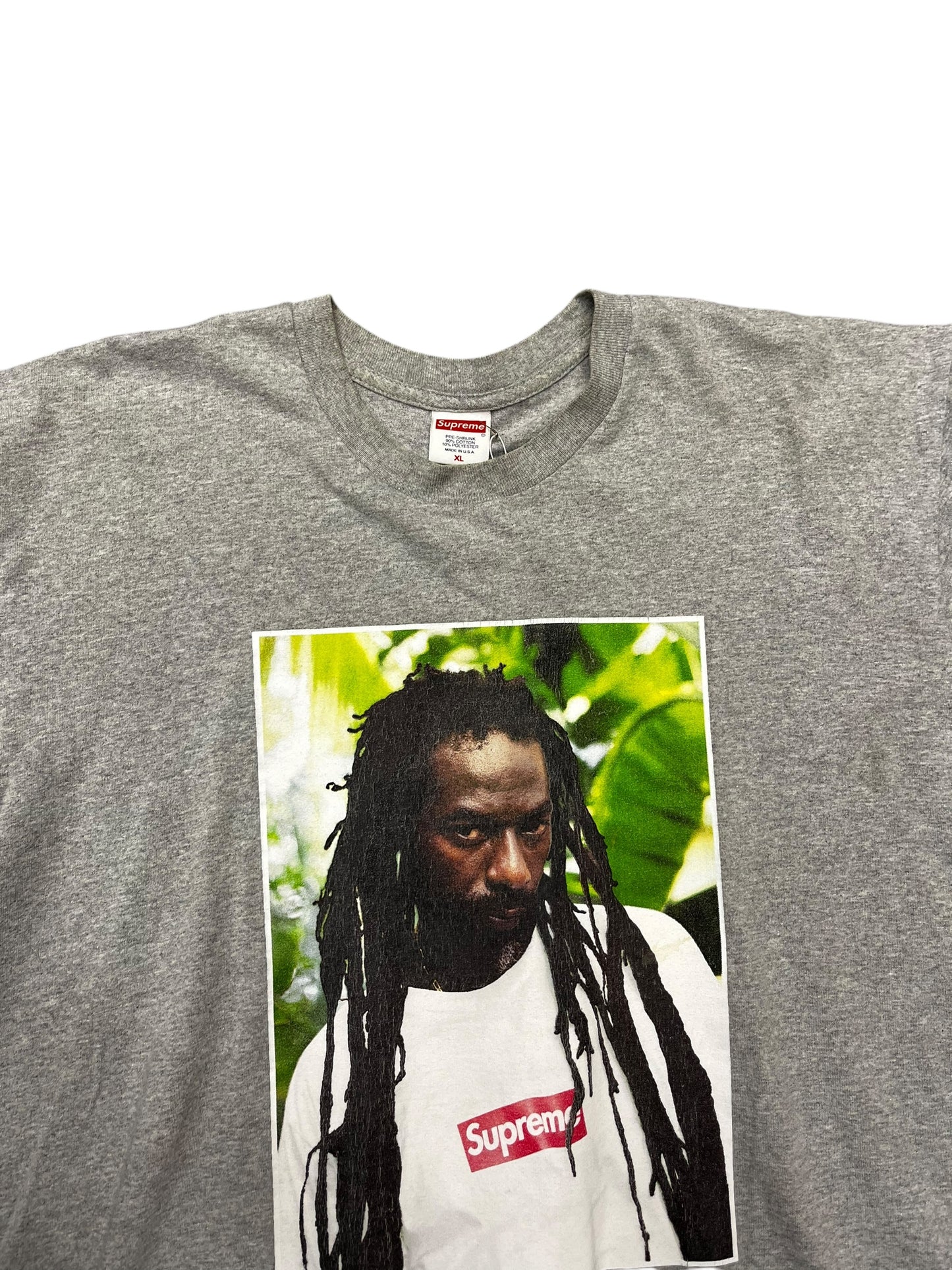 Supreme SS19 Buju Banton Portrait Graphic Print Tee Size XL