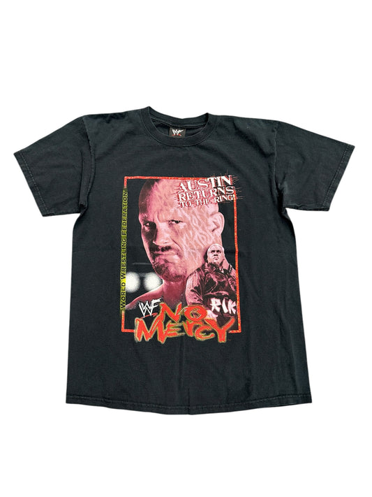 Vintage WF No Mercy 90s Stone Cold Wrestling Tee Size L