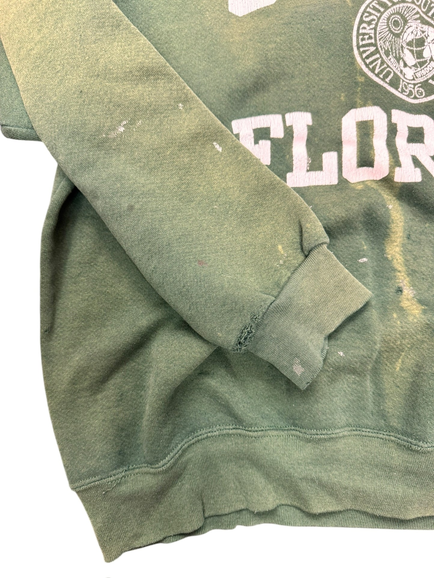 Vintage USF College Thrashed & Faded Crewneck Size L