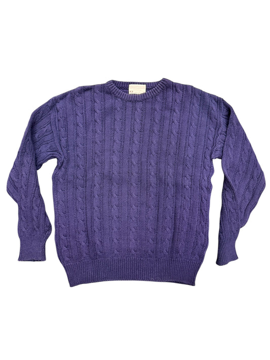 NAVY BLUE VINTAGE SWEATER Sz L