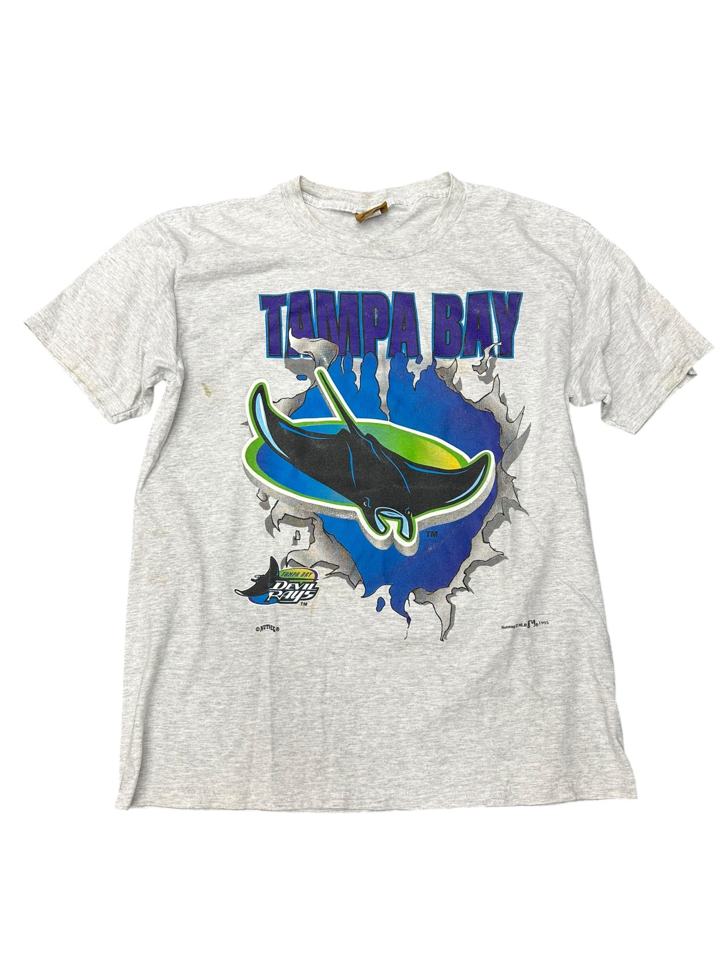 Vintage Tampa Bay Rays Break Through Tee Size L