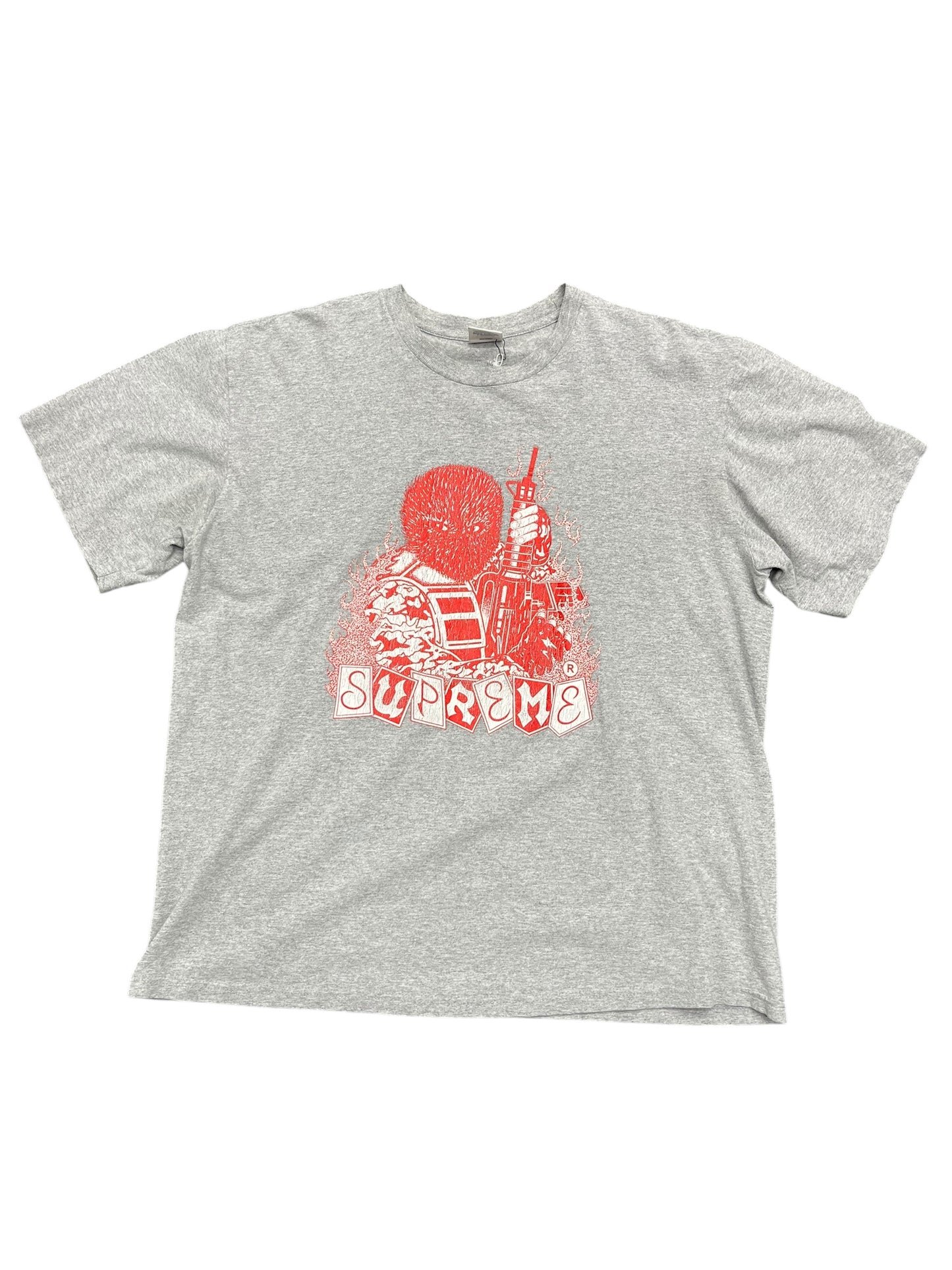 Supreme Mercenary Heather Grey Tee Size L