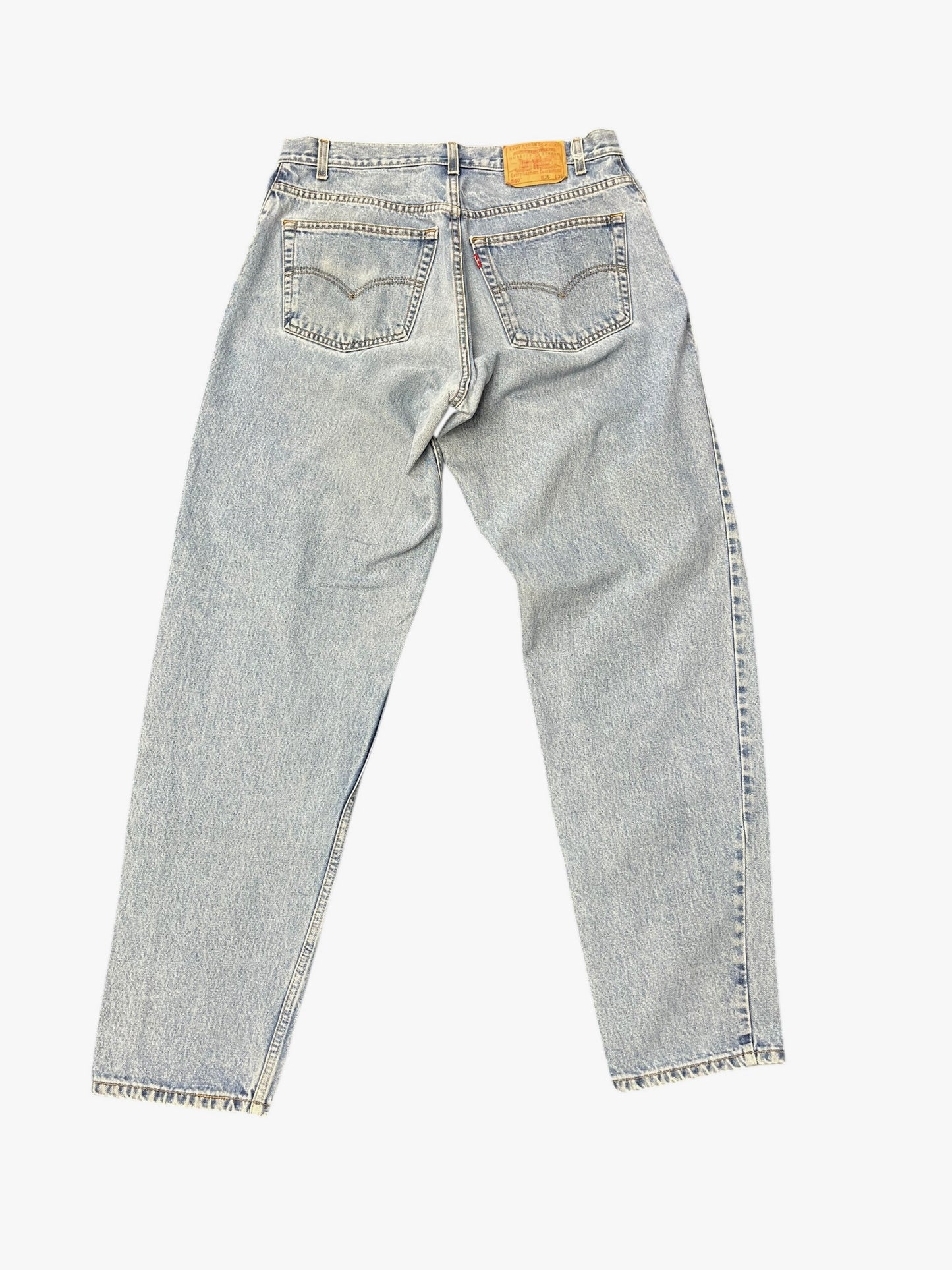 Vintage Levi's 560 Blue Washed Denim Pants 36x36