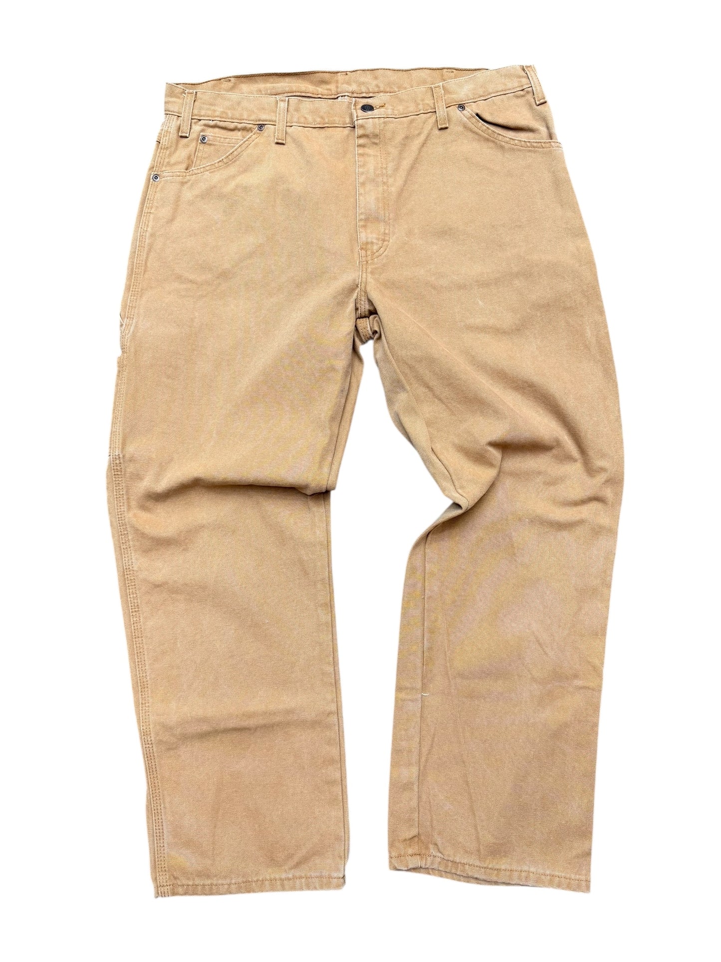 Dickies Relaxed Fit 38x30 Dark Khaki Work Pants