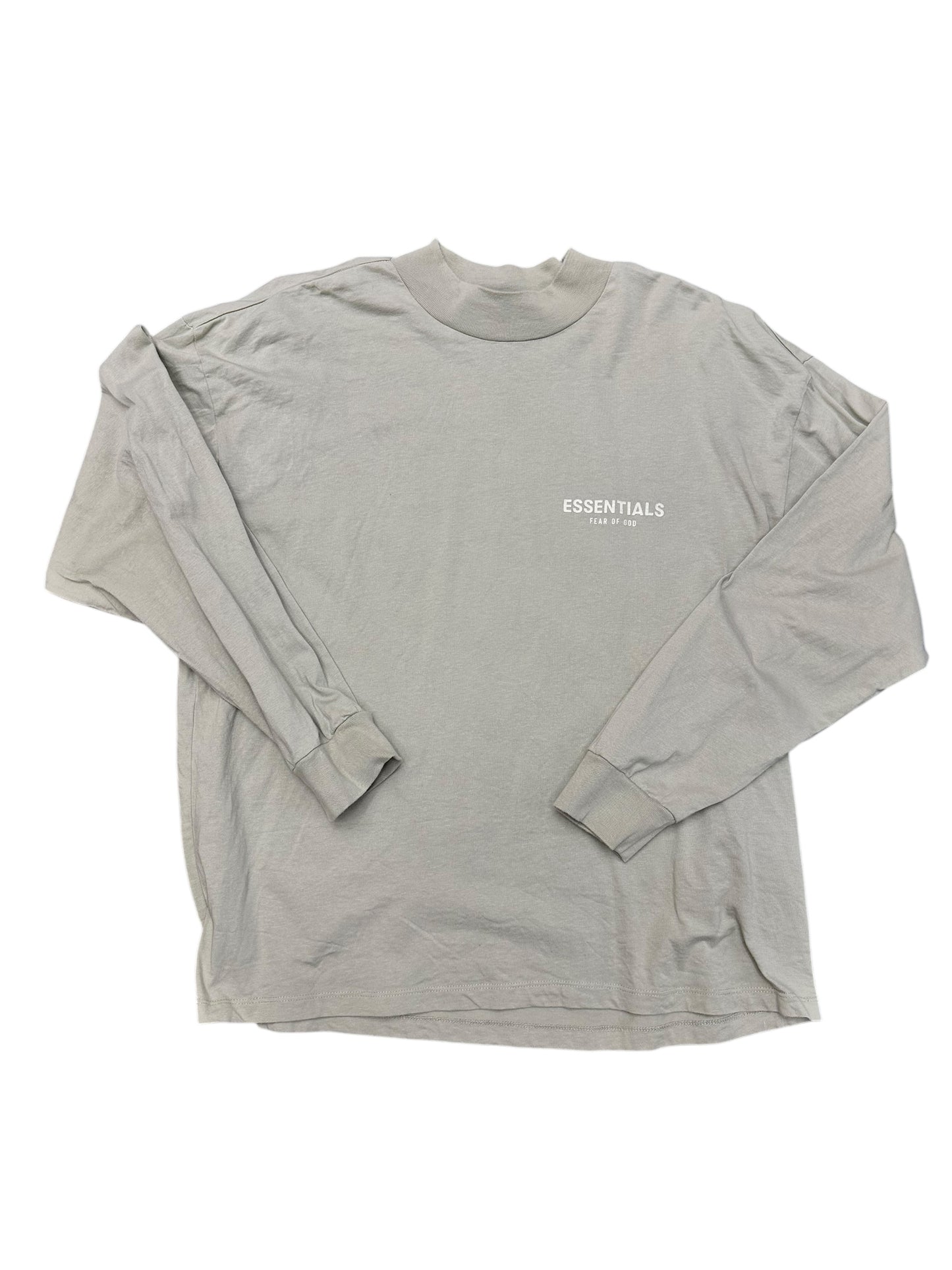 Fear of God Essentials Jersey Long Sleeve Moss Tee Size M