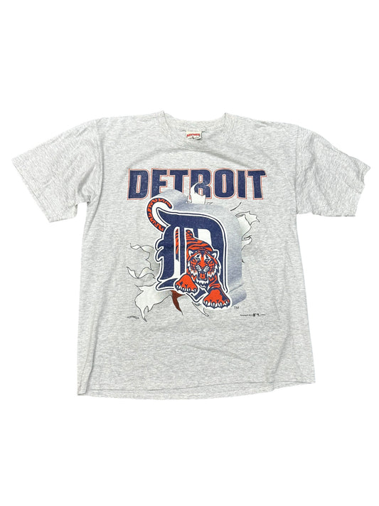 Vintage Detroit Tigers MLB Break Through Tee Size XL