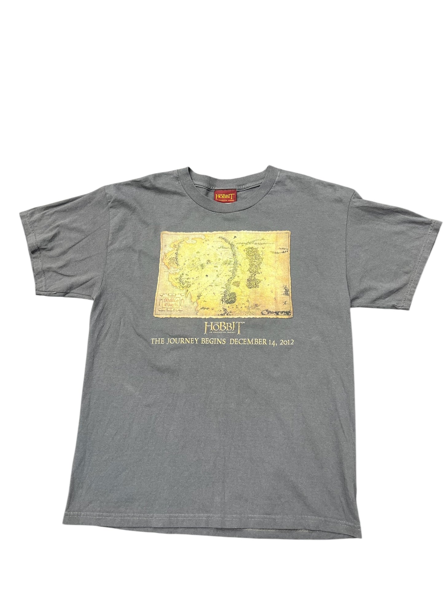 2012 The Hobbit Unexpected Journey Middle Earth promo Tee Size L