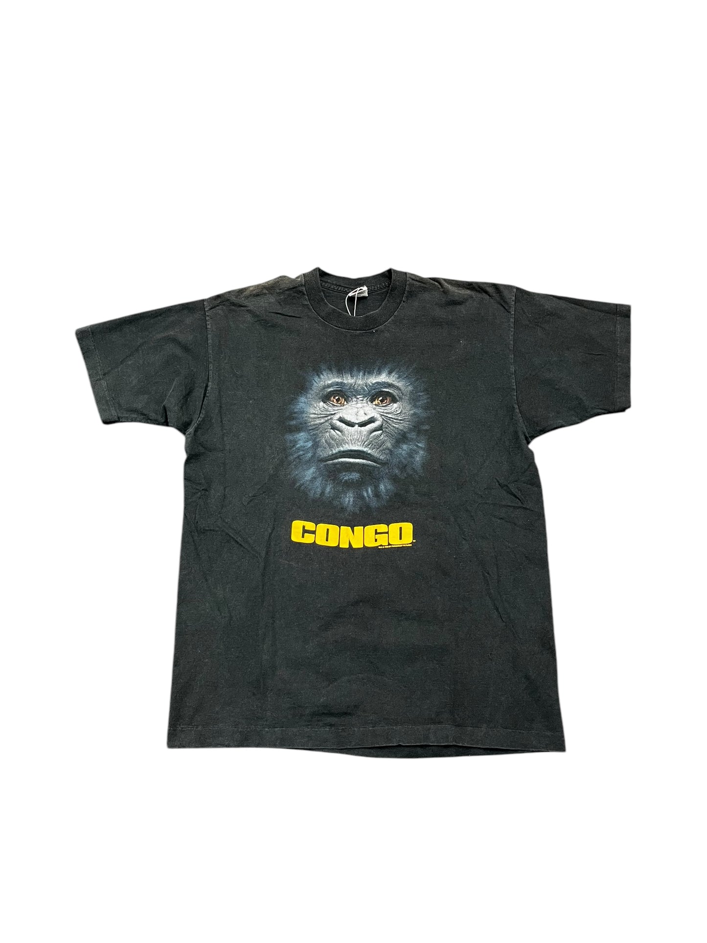 Vintage 1995 CONGO Movie Promo w/Gorilla Graphic Print Tee Size XL