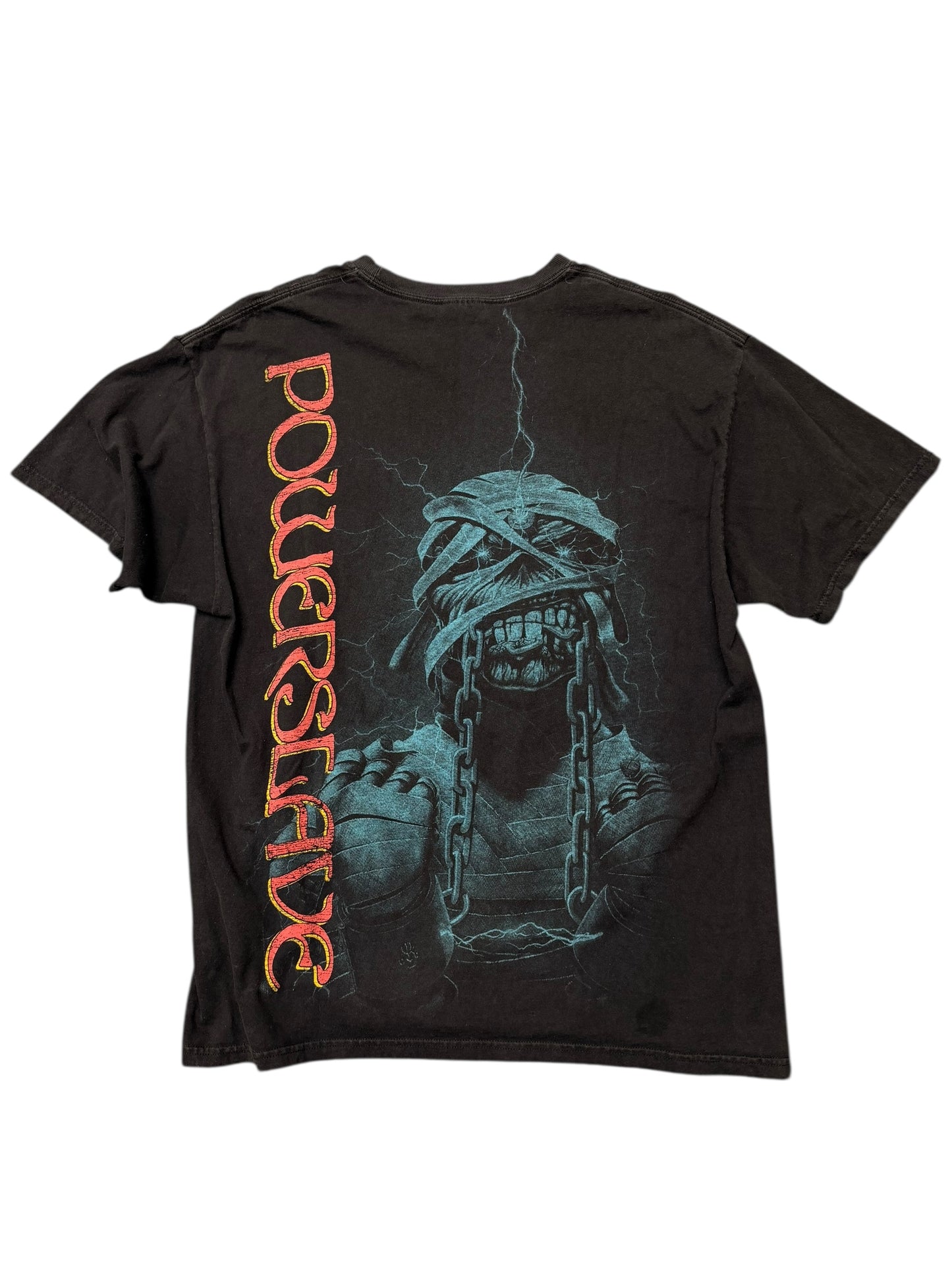 Y2K Iron Maiden Powerslave AOP Band Tee Size Large