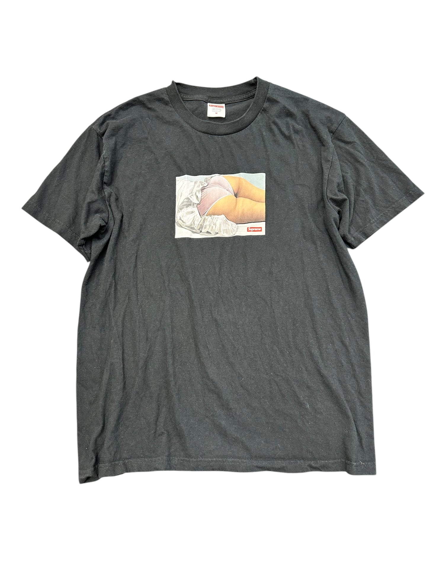 Supreme Black Panties Pre Owned Tee Size M