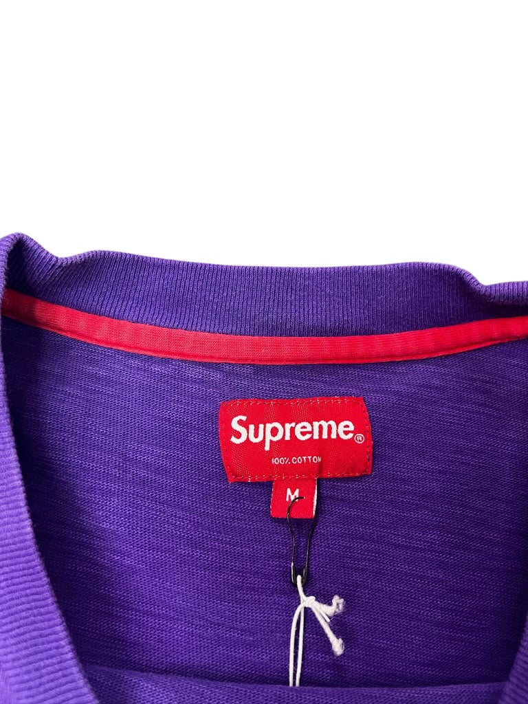 Supreme Blank Purple Pocket Long Sleeve Size M