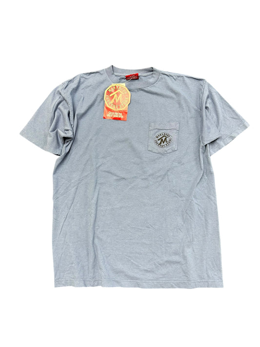 Vintage Marlboro Country Store Blue 'Boots on the Ground' Graphic Print Tee Size OSFA