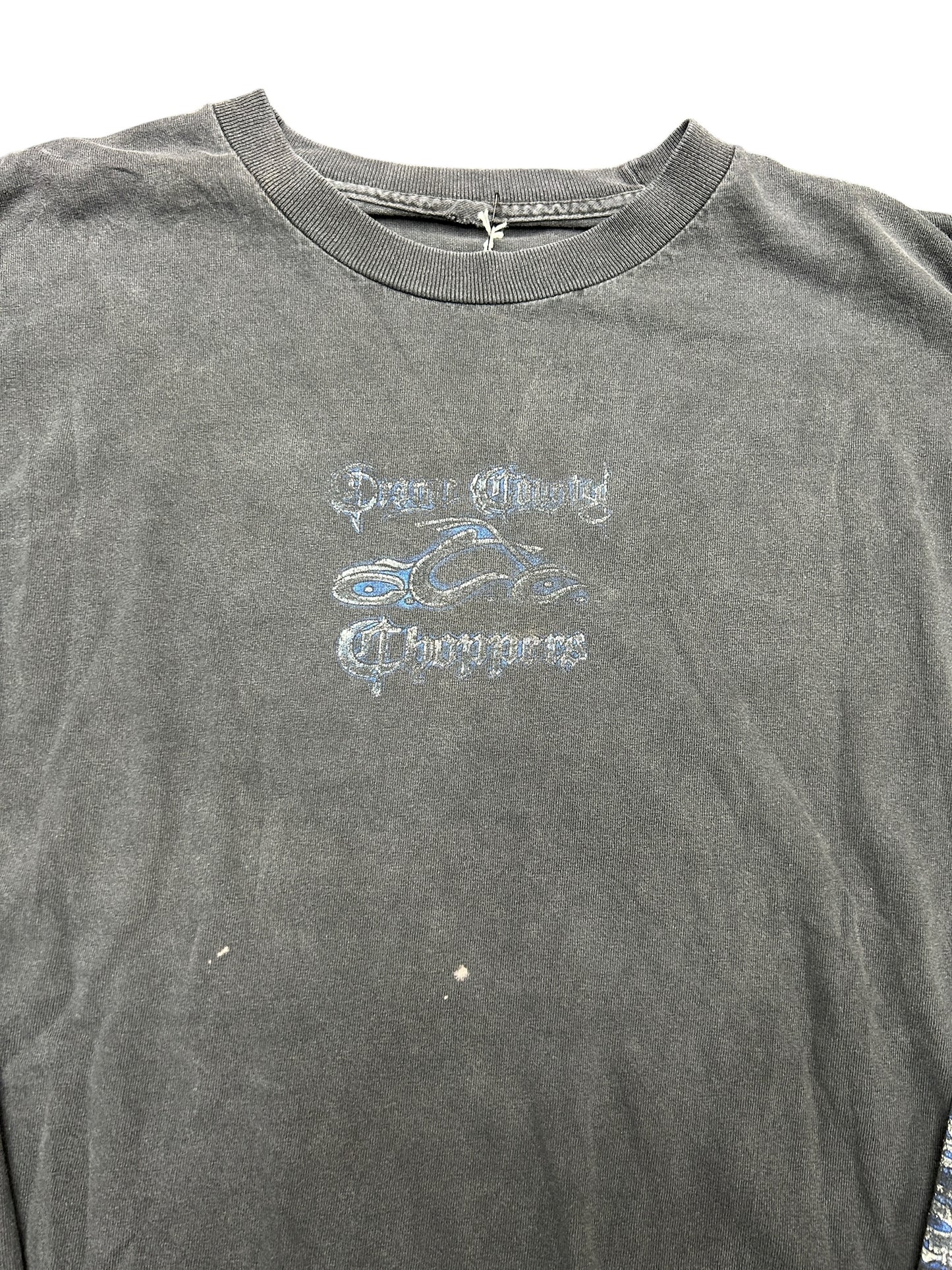 Y2K Orange County Choppers Distressed Long Sleeve Tee size M/L
