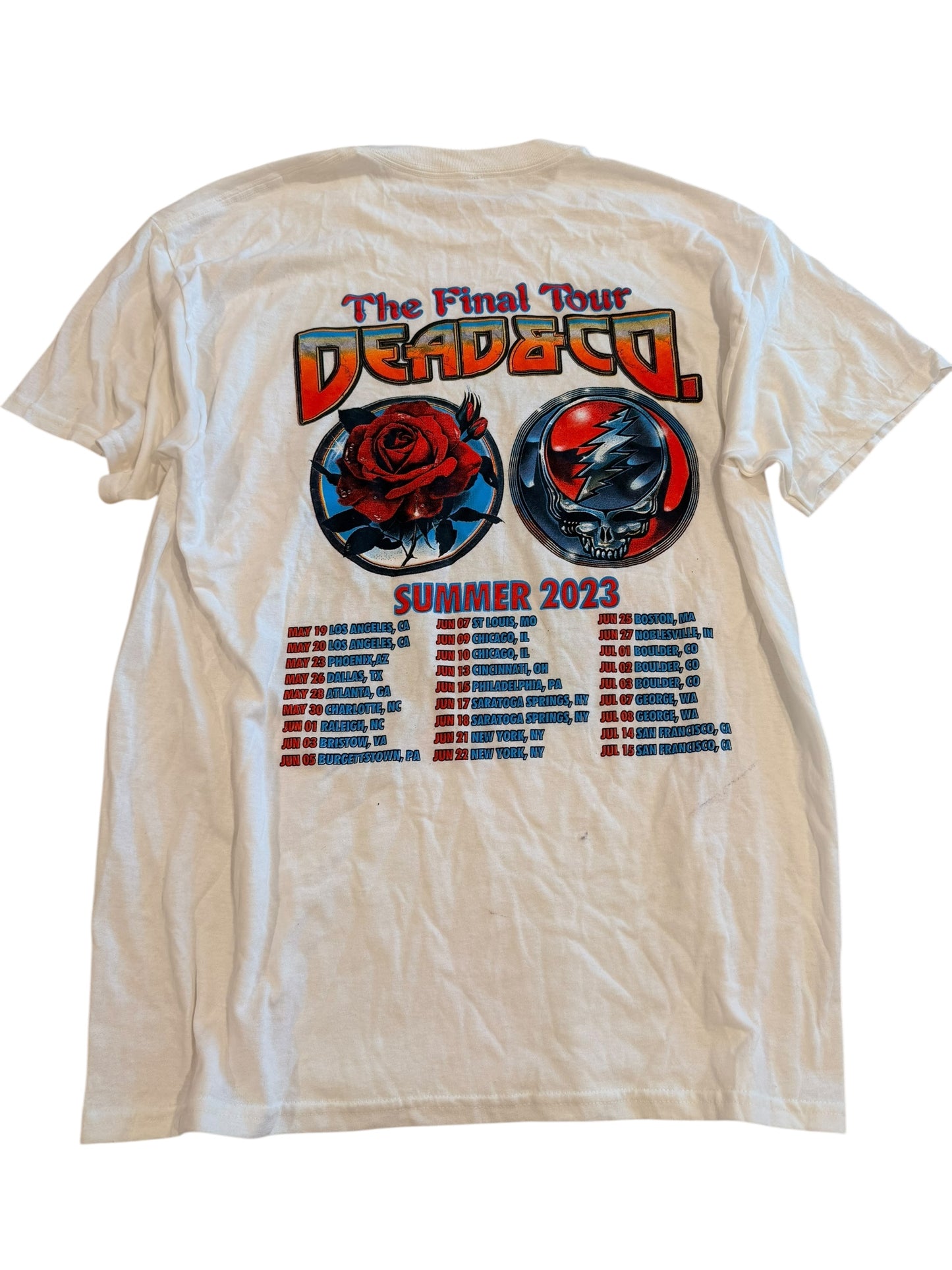 Retro Grateful Dead Parking Lot Graphic Tee Size Large