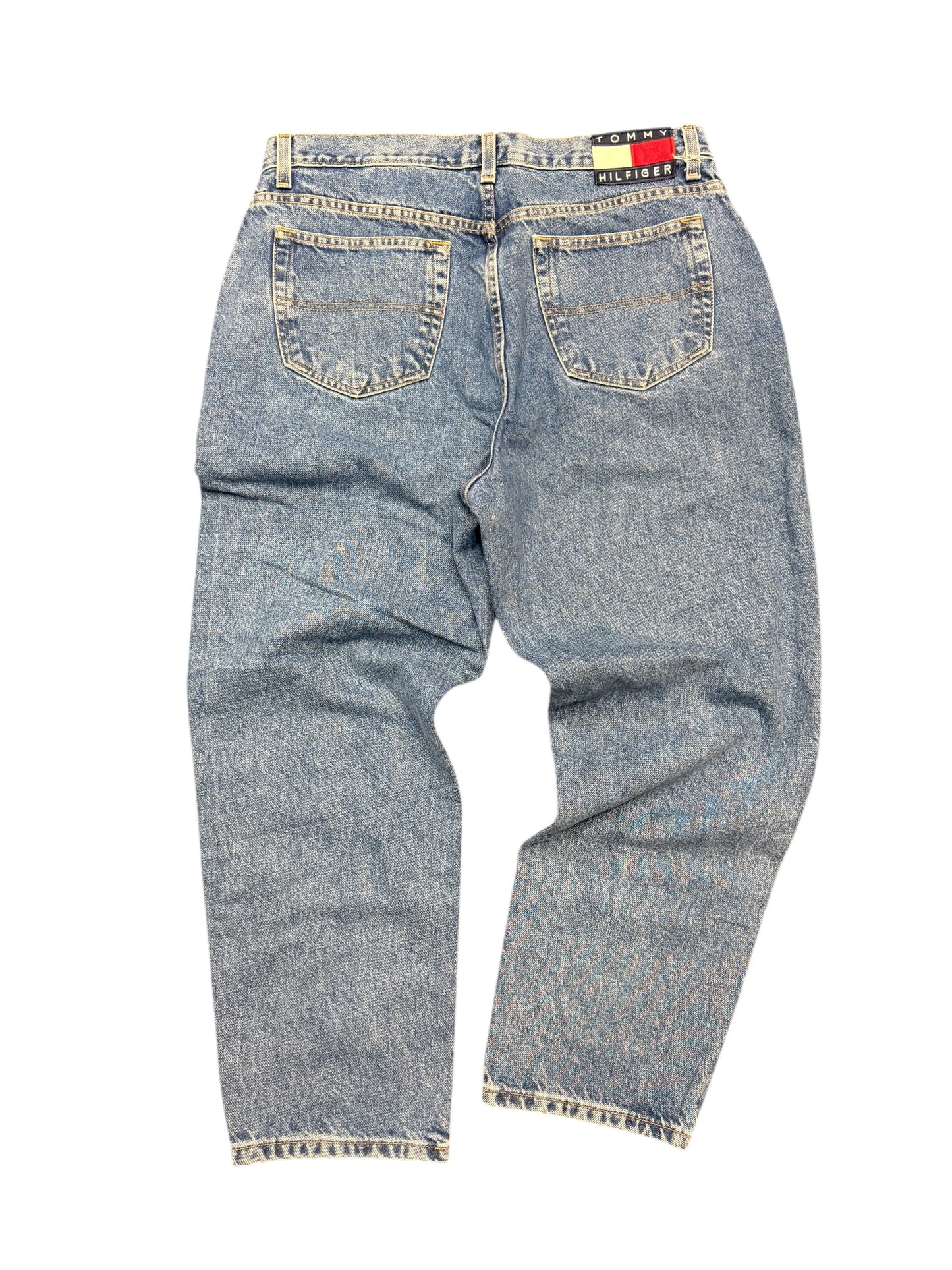 Vintage Tommy Hilfiger 32x28 Denim Blue Jeans