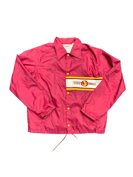 Vintage 80s Florida State Button Down Jacket Size M