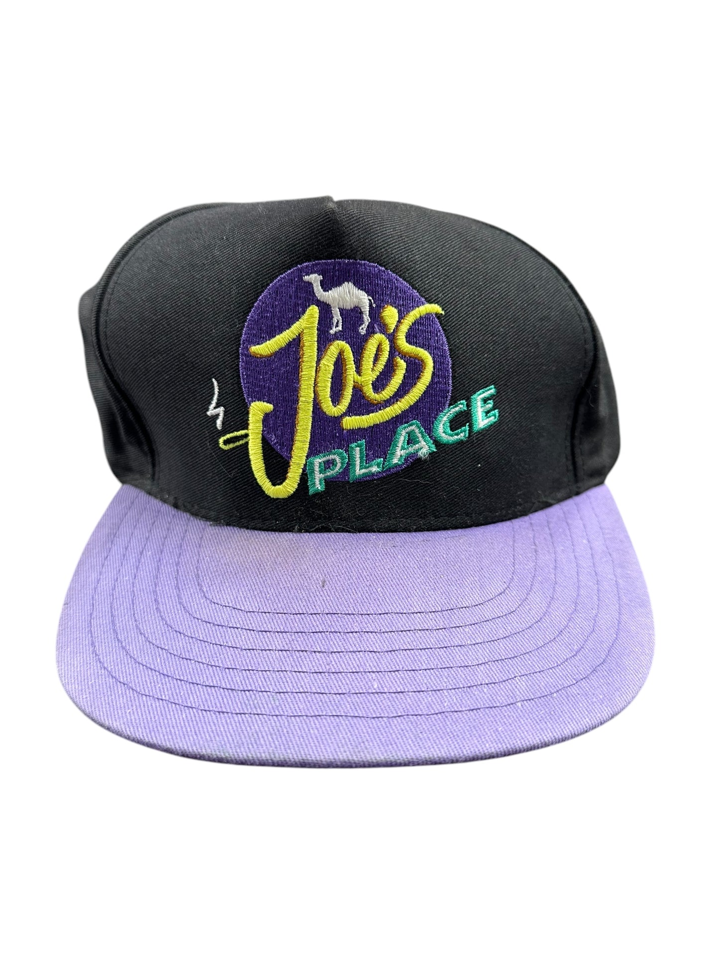 Vintage Camel Cigarettes Joe’s Place Purple Bill Trucker Style Hat Snapback