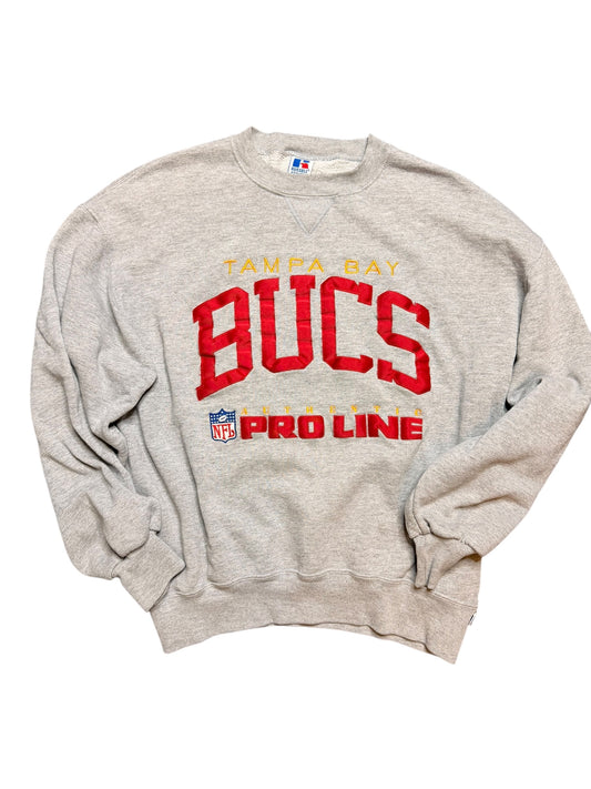 Vintage Tampa Bay Buccaneers Pro Line Embroidered Crewneck Size Large